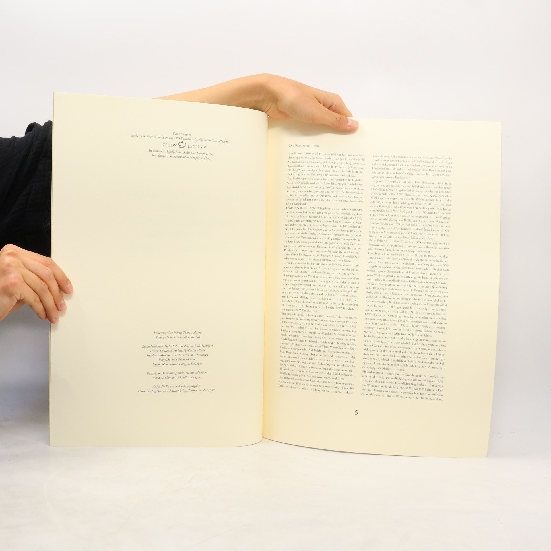 Kolektiv autorů Grosse Bibliotheken der Welt (Nummeriertes Exemplar)