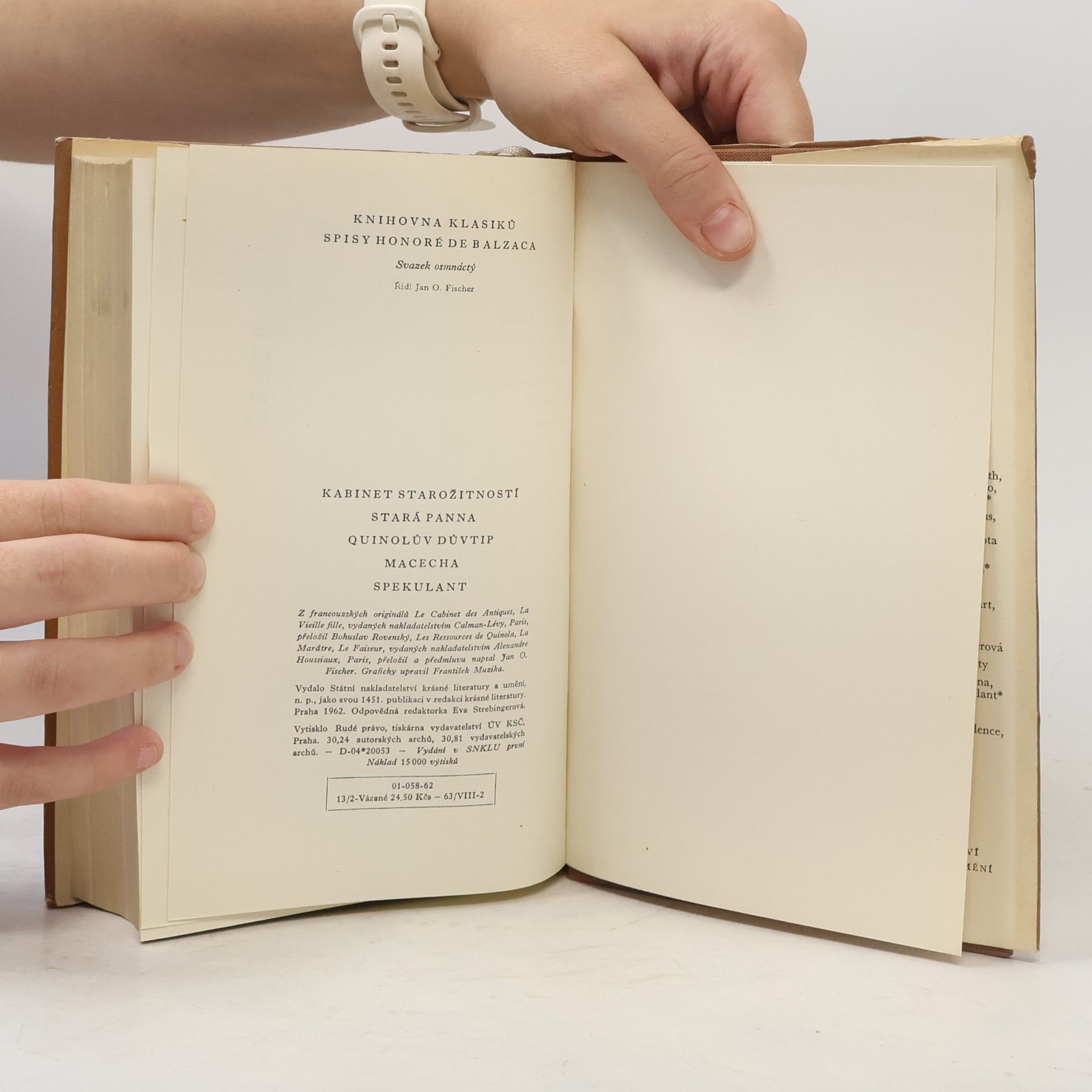 Honoré de Balzac Kabinet starožitností. Stará panna. Quinolův důvtip. Macecha. Spekulant