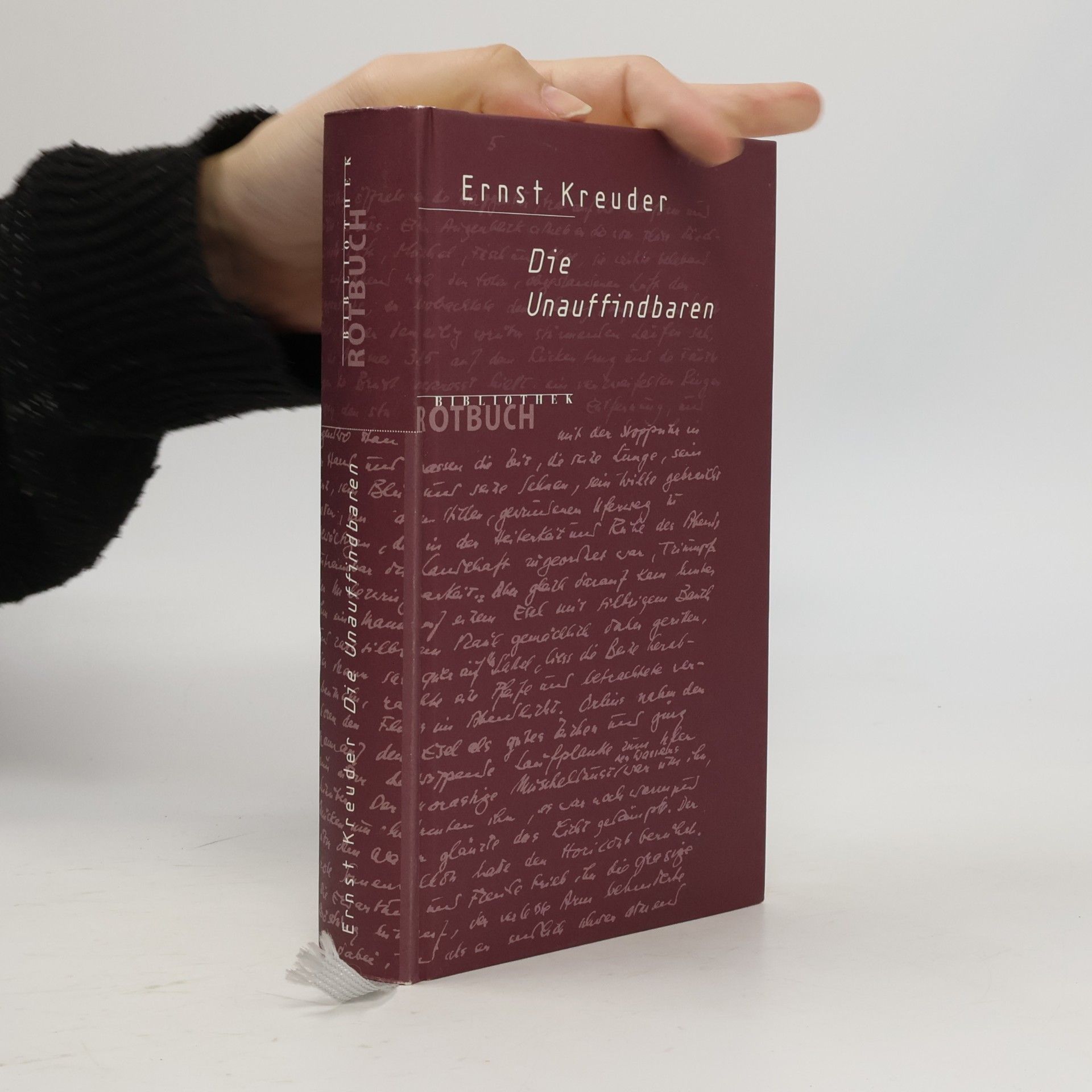 Ernst Kreuder Bibliothek Rotbuch: Die Unauffindbaren
