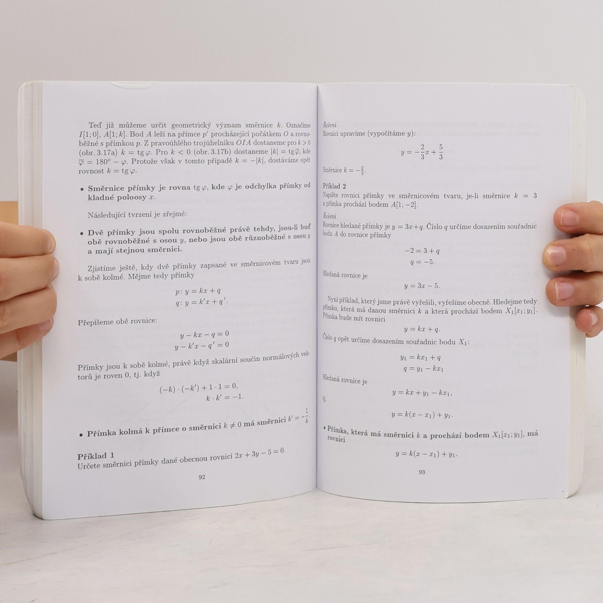 Leo Boček Matematika pro gymnázia. Analytická geometrie