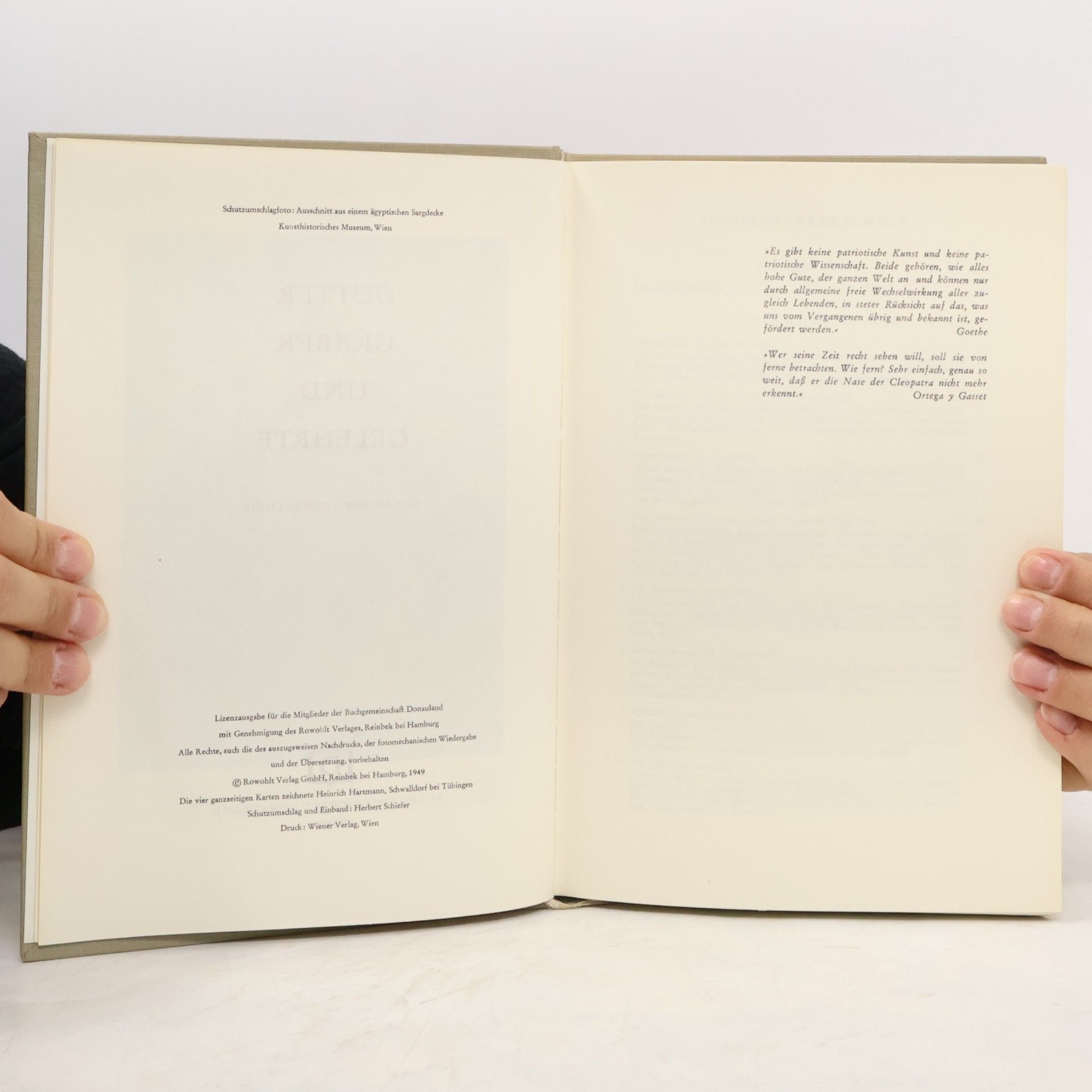C. W. Ceram Götter Gräber und Gelehrte
