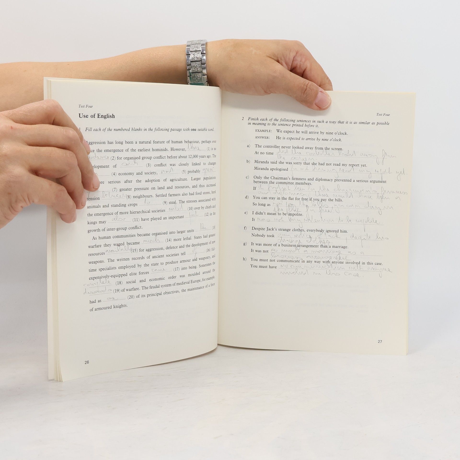 Susan Morris Test yourself for proficiency