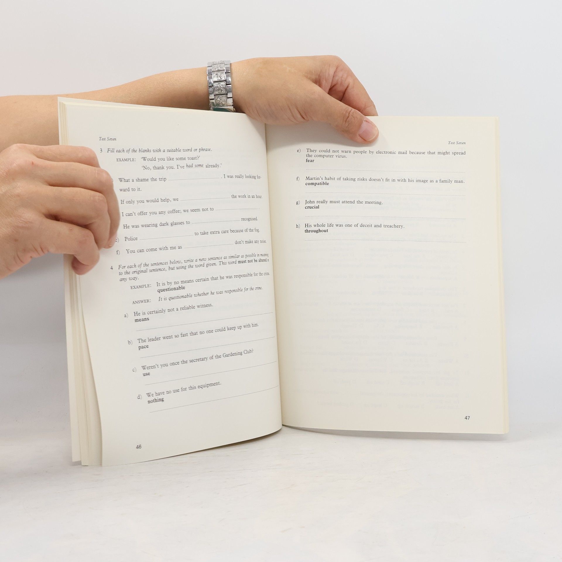 Susan Morris Test yourself for proficiency