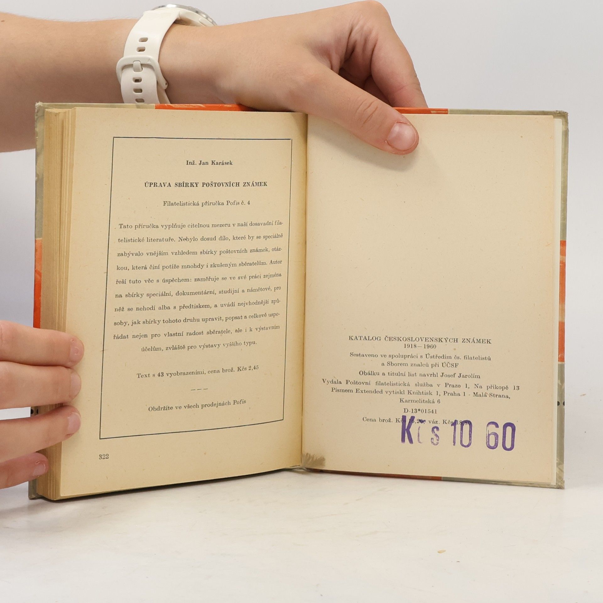 AA.VV. Katalog československých známek 1918-1960
