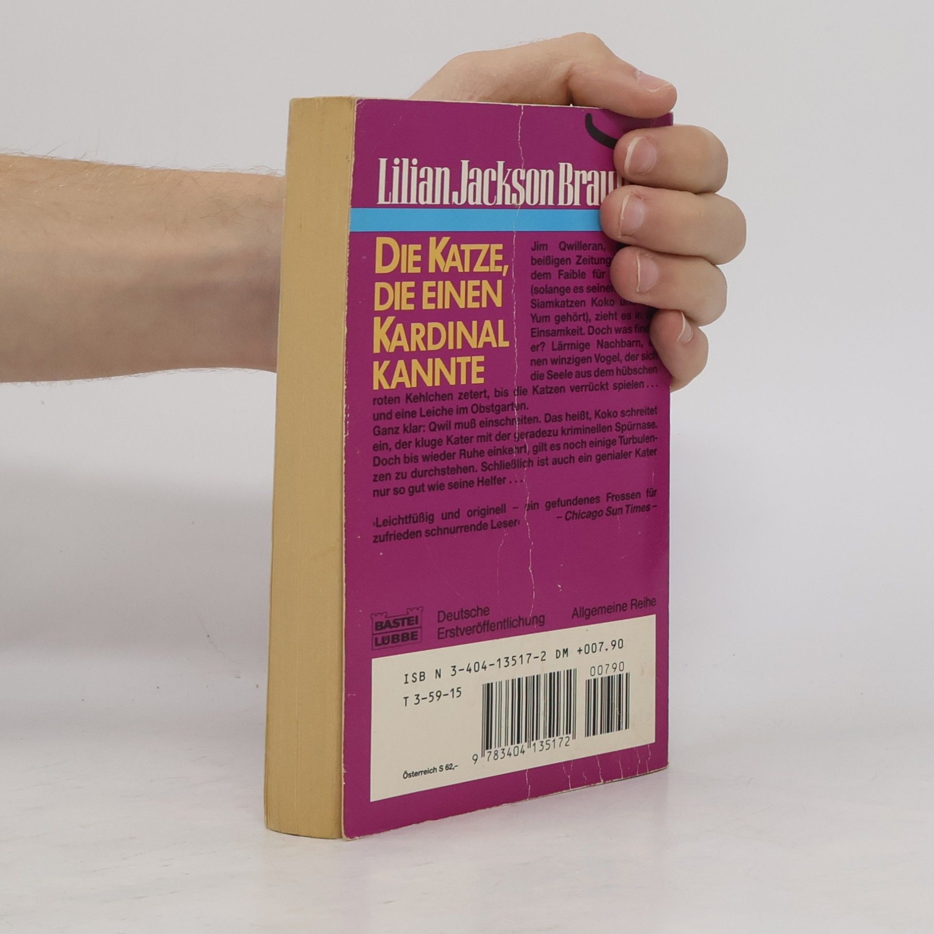 Lilian Jackson Braun Die Katze, die einen Kardinal kannte