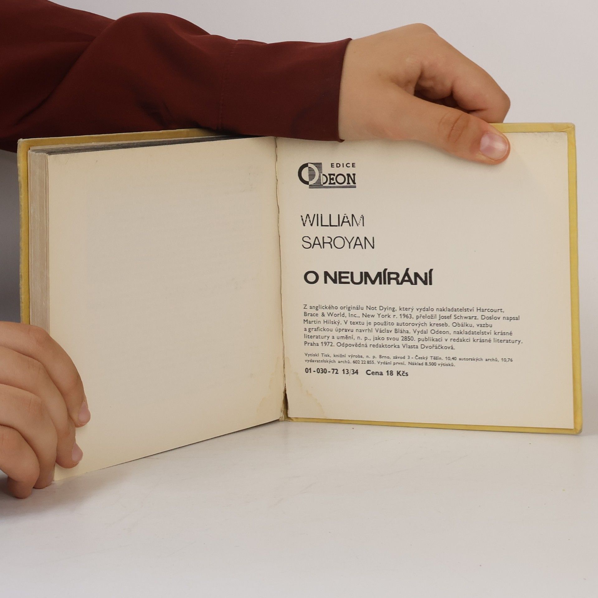 William Saroyan O neumírání
