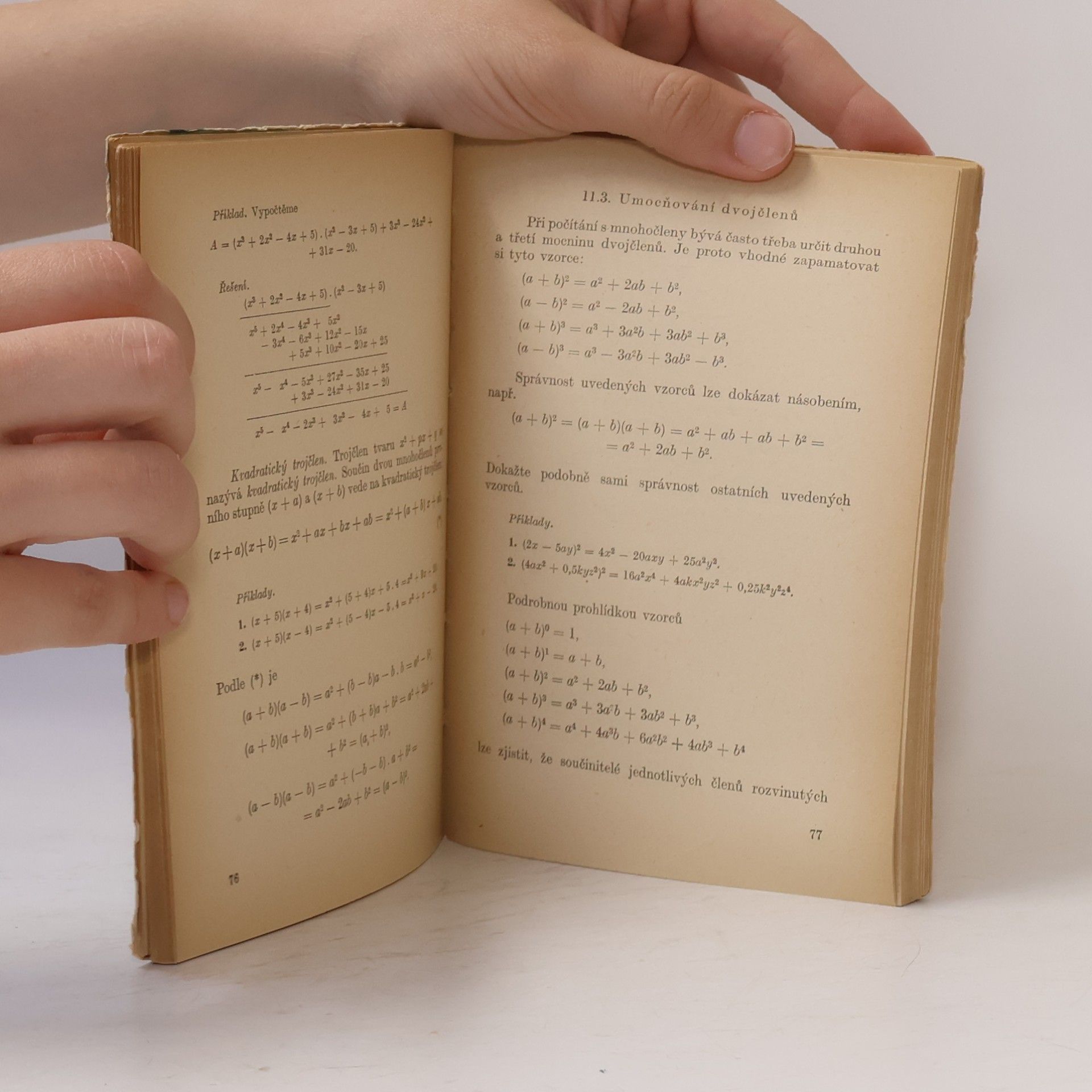 Č. Kohlmann Aritmetika a algebra