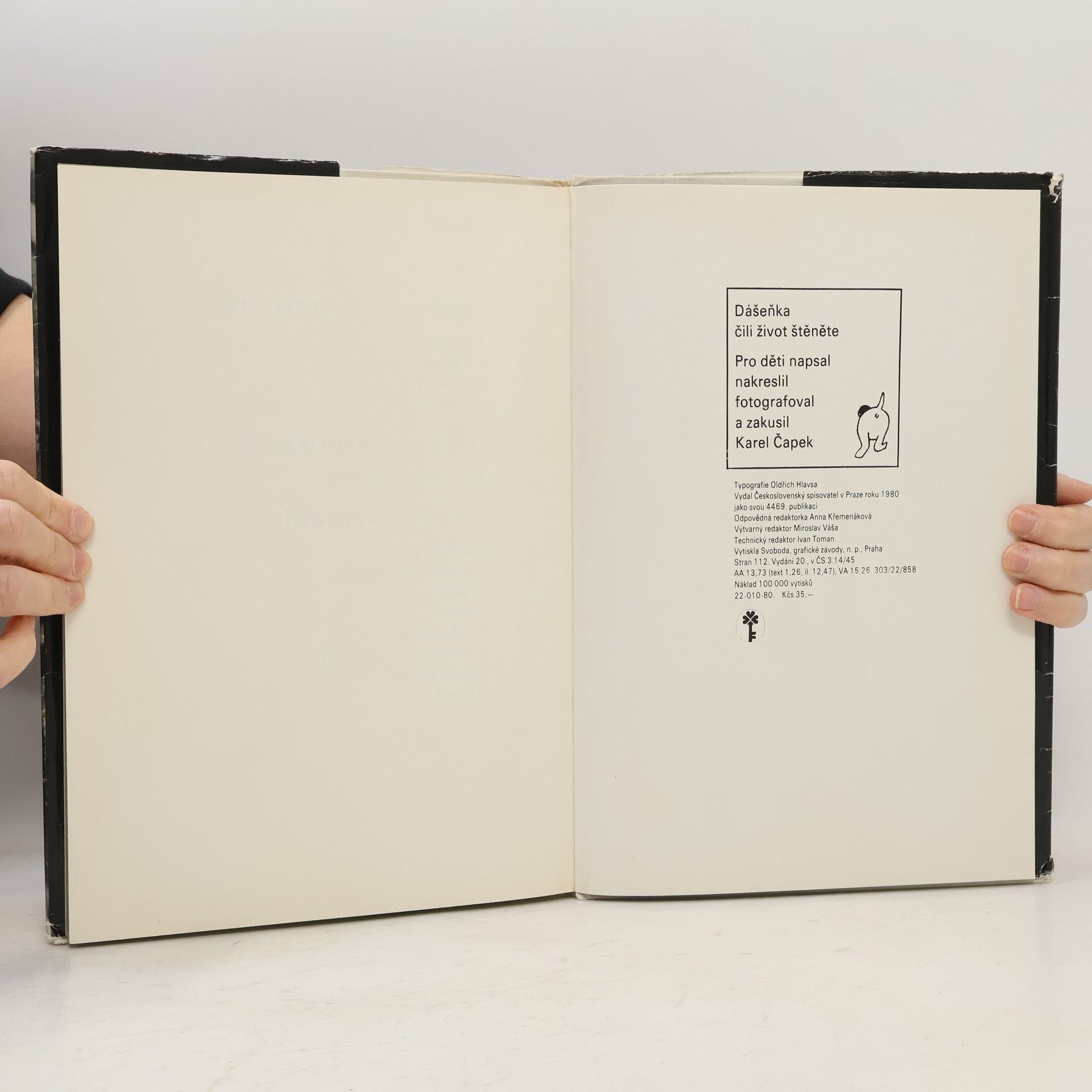 Karel Čapek Dášeňka čili život štěněte