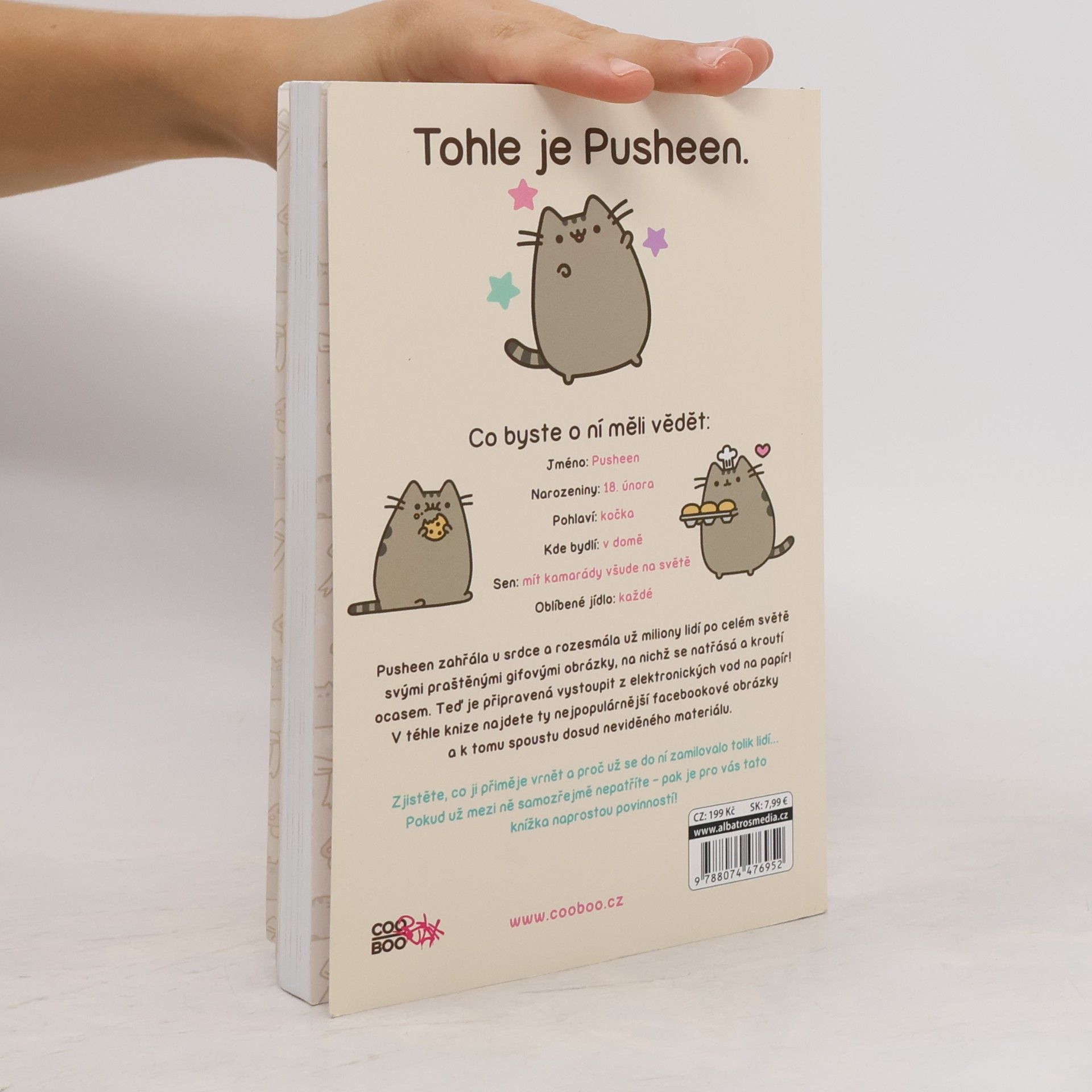 Claire Belton Pusheen. Já, košišta