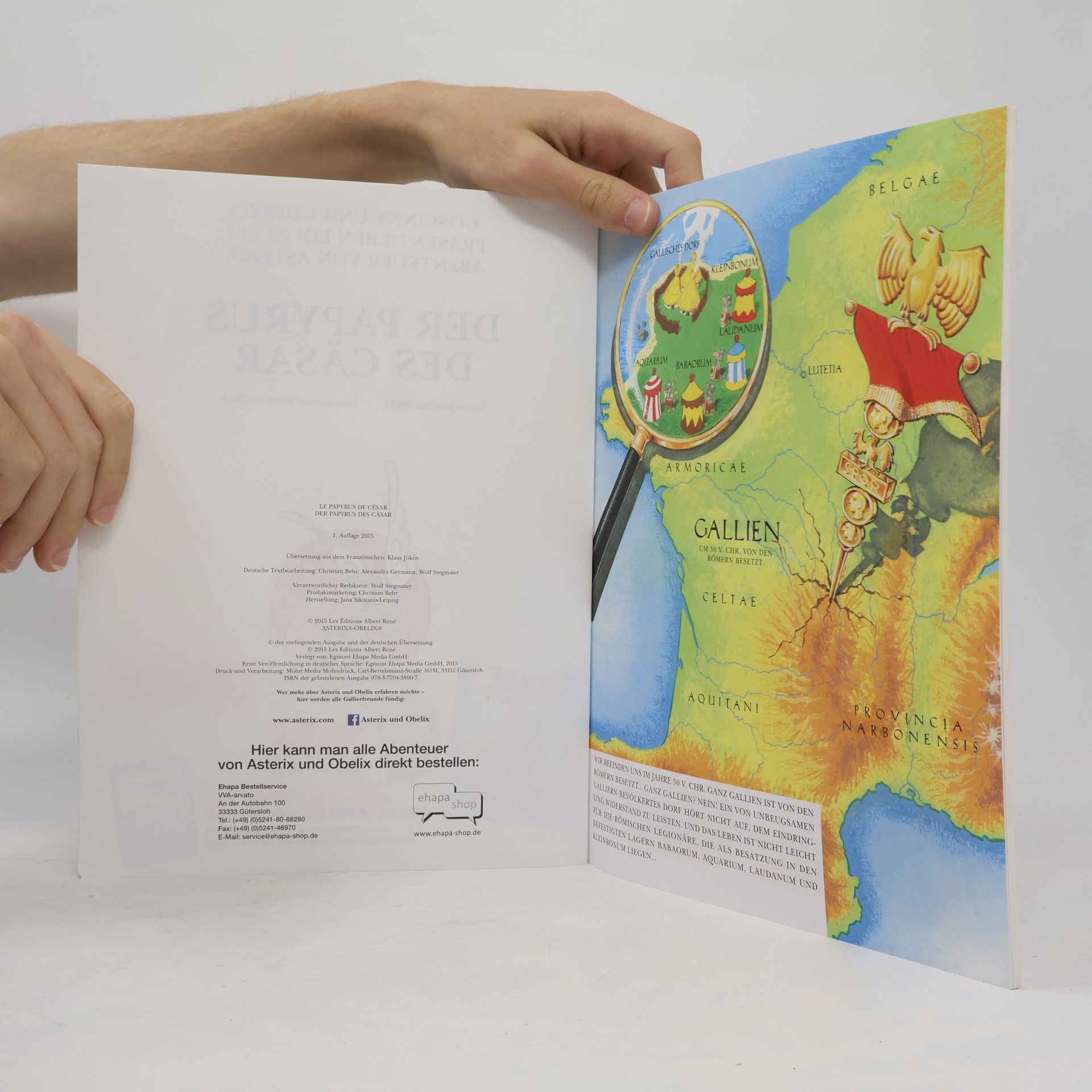 René Goscinny Asterix. Der Papyrus des Cäsar
