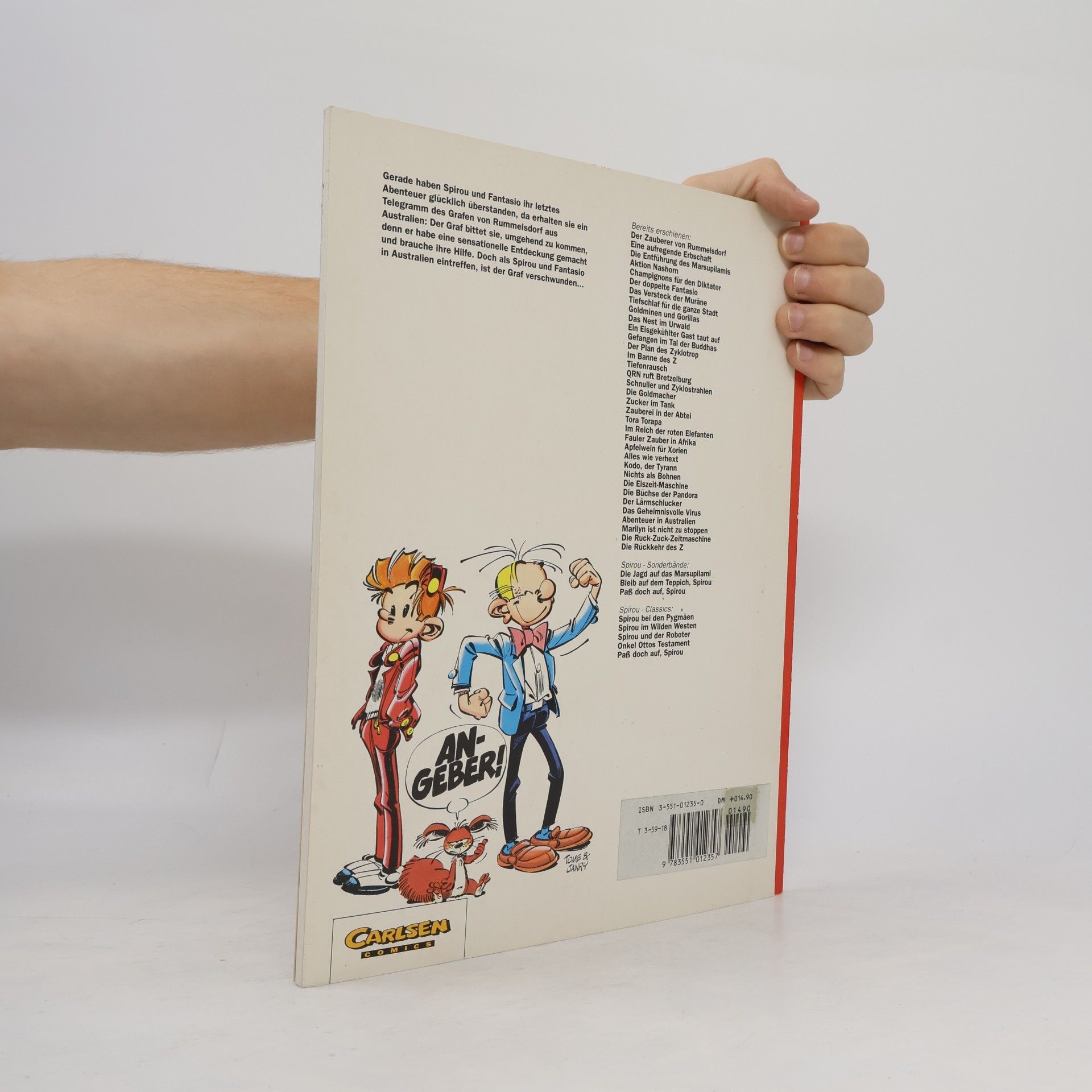 Tome Spirou und Fantasio. Abenteuer in Australien