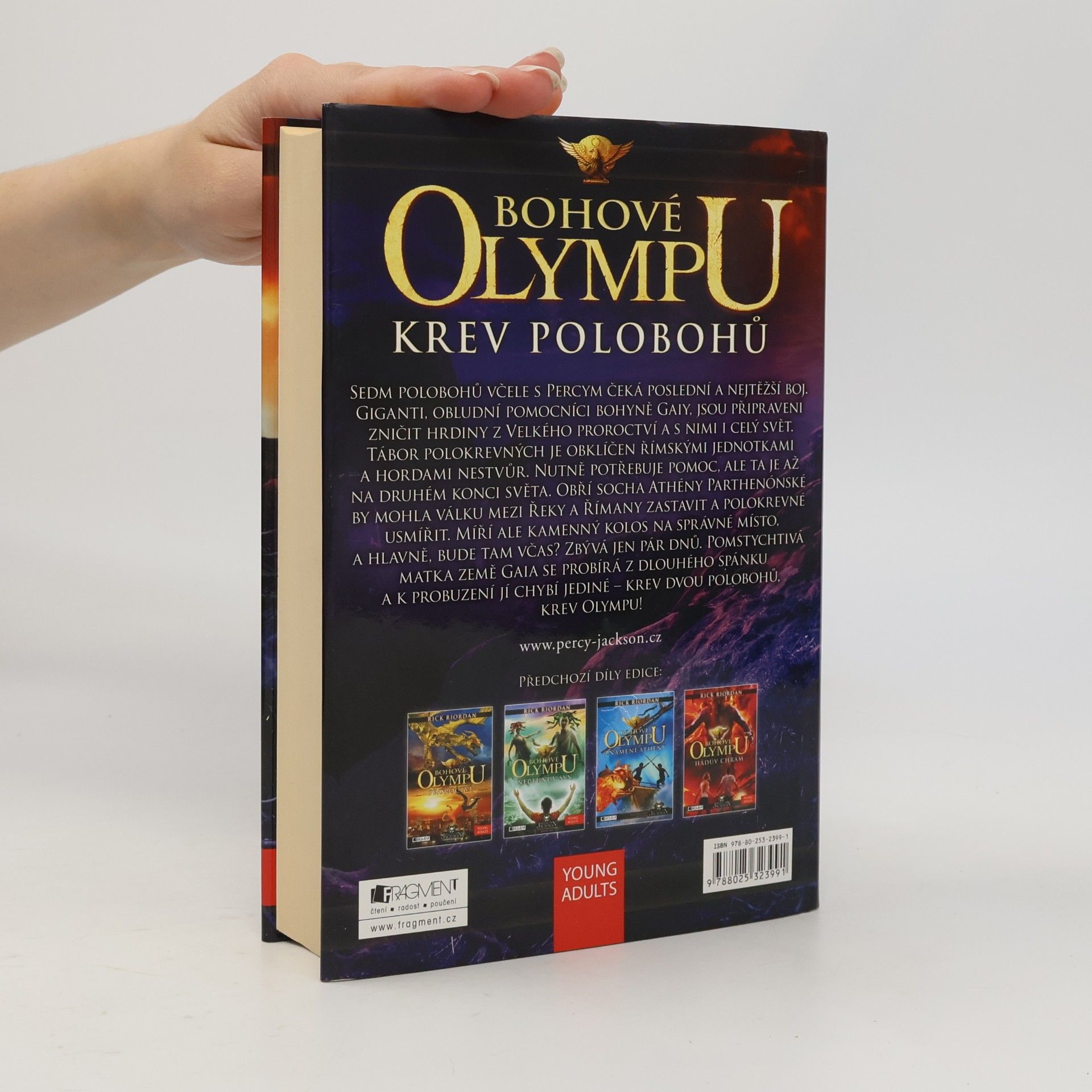 Rick Riordan Bohové Olympu. Krev polobohů