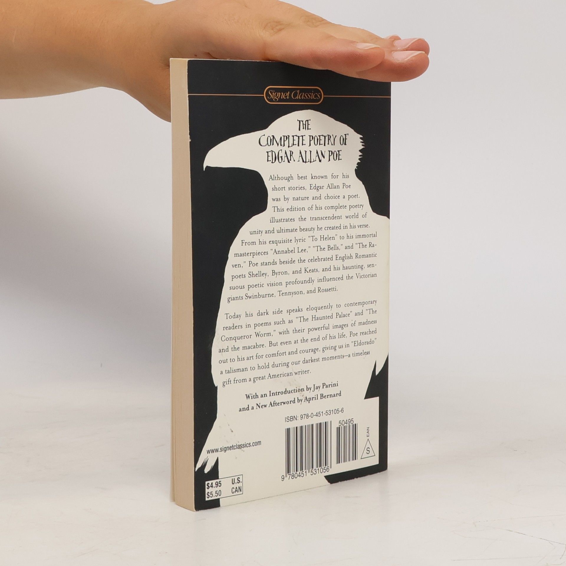 Edgar Allan Poe The complete poetry of Edgar Allan Poe