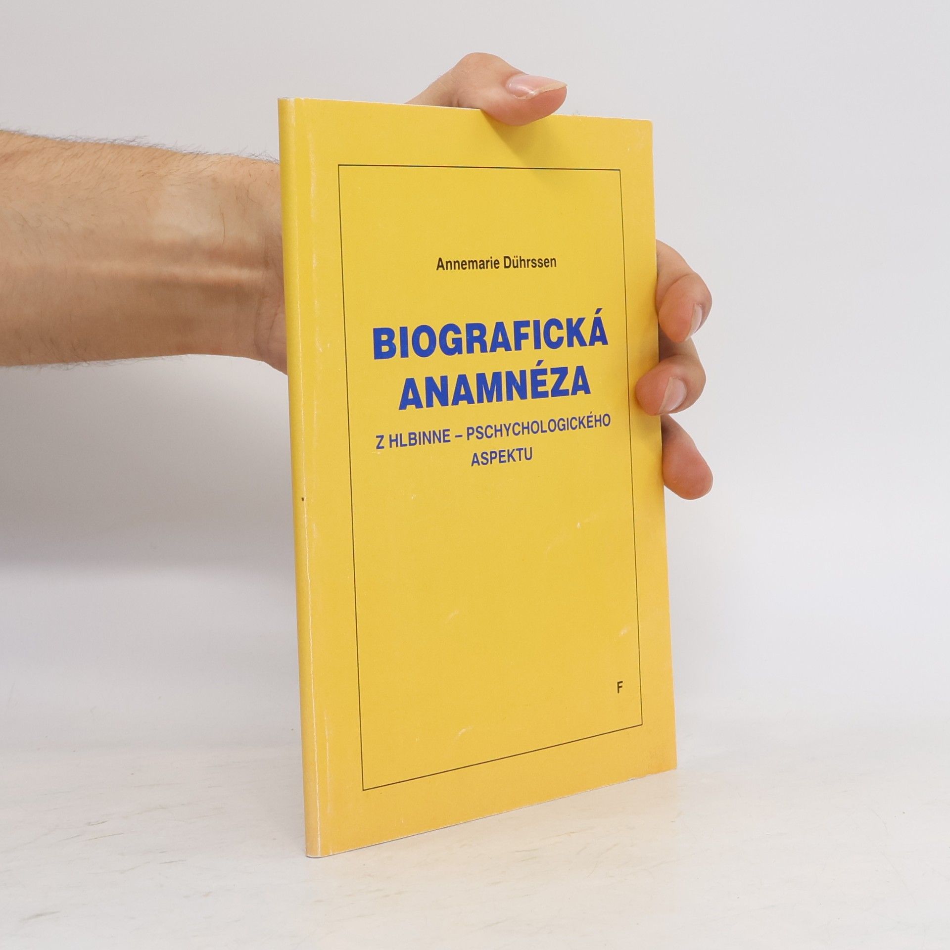 M. Haštová Biografická anamnéza z hlbinne-psychologického aspektu