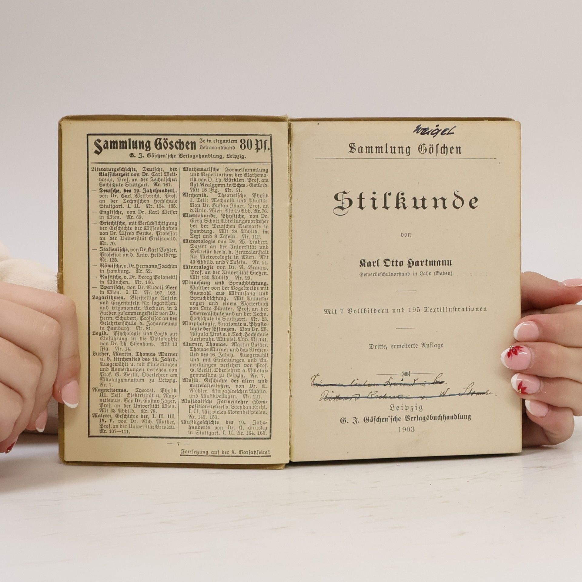 Karl Otto Hartmann Stilkunde