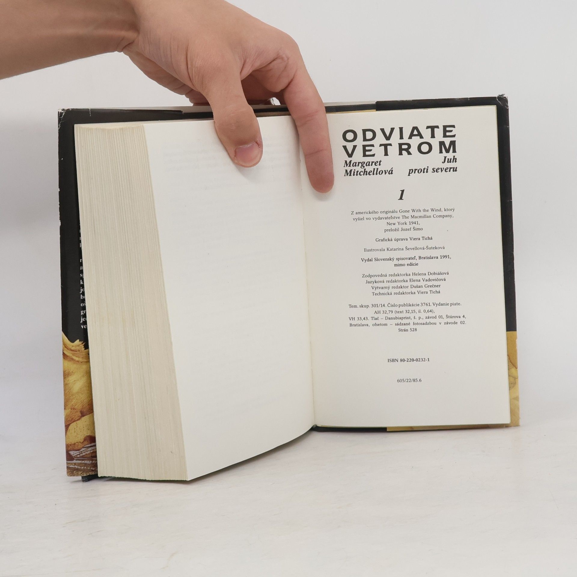 Margaret Mitchell Odviate vetrom 1. Juh proti severu