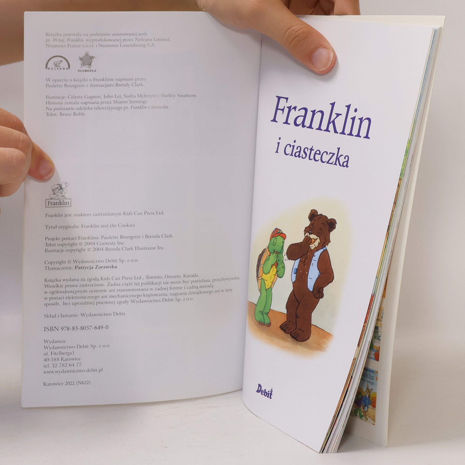 Paulette Bourgeois Czytamy z Franklinem: Franklin i ciasteczka