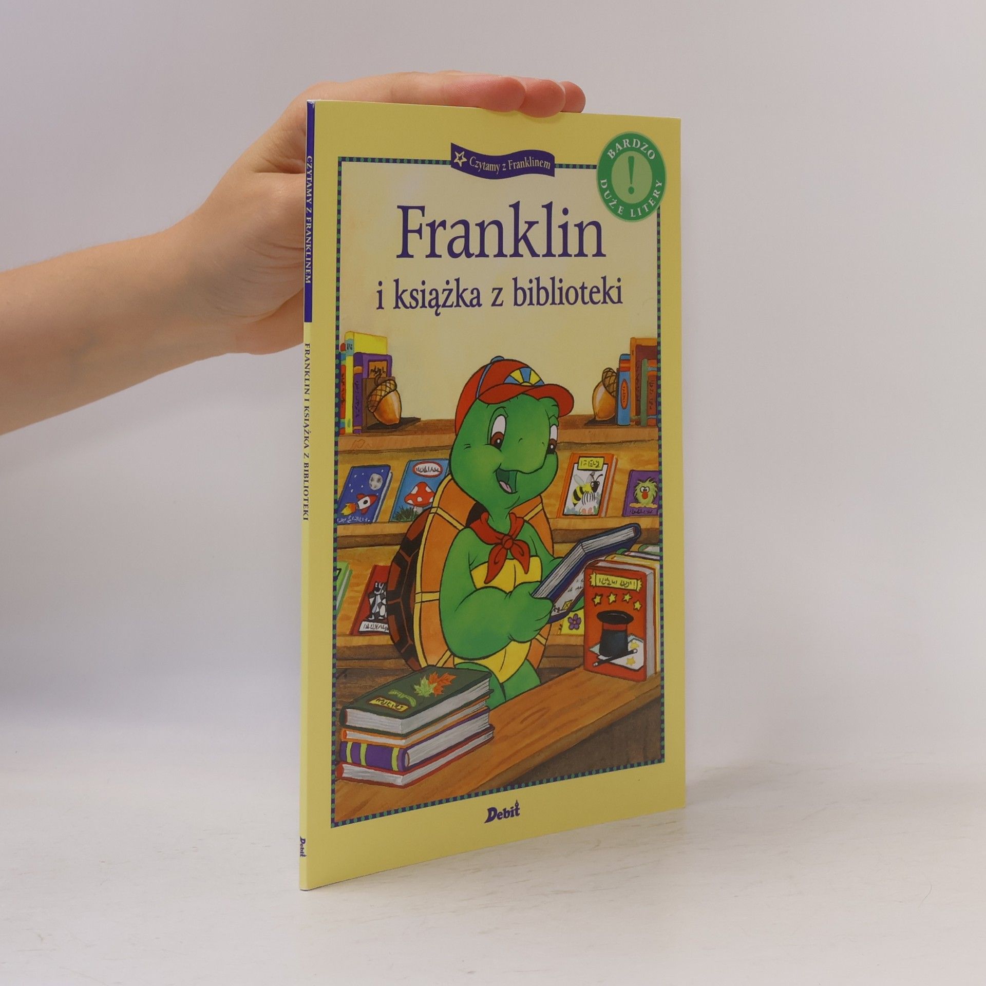 Bourgeois Paulette Franklin i książka z biblioteki