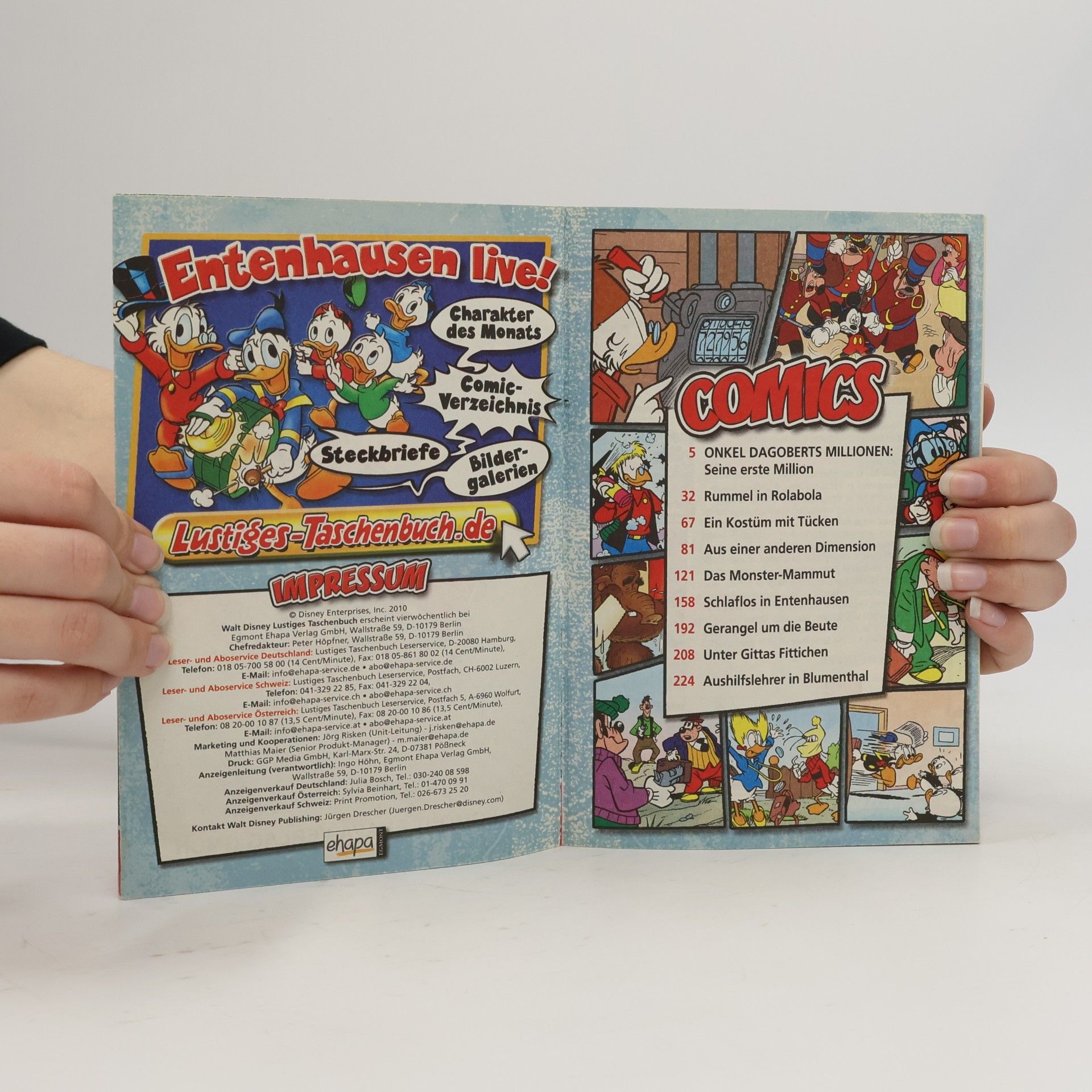 Walt Disney Lustiges Taschenbuch 399. Seine erste Million