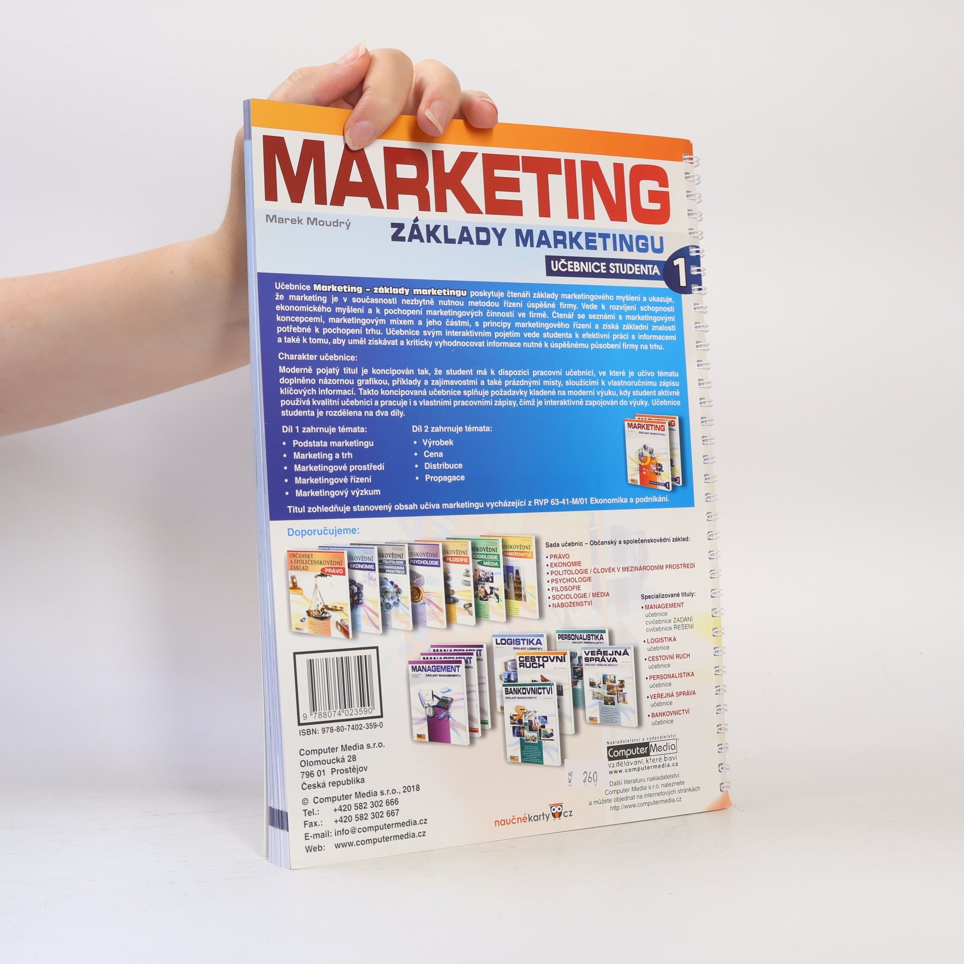 Marek Moudrý Marketing : základy marketingu. Díl 1.
