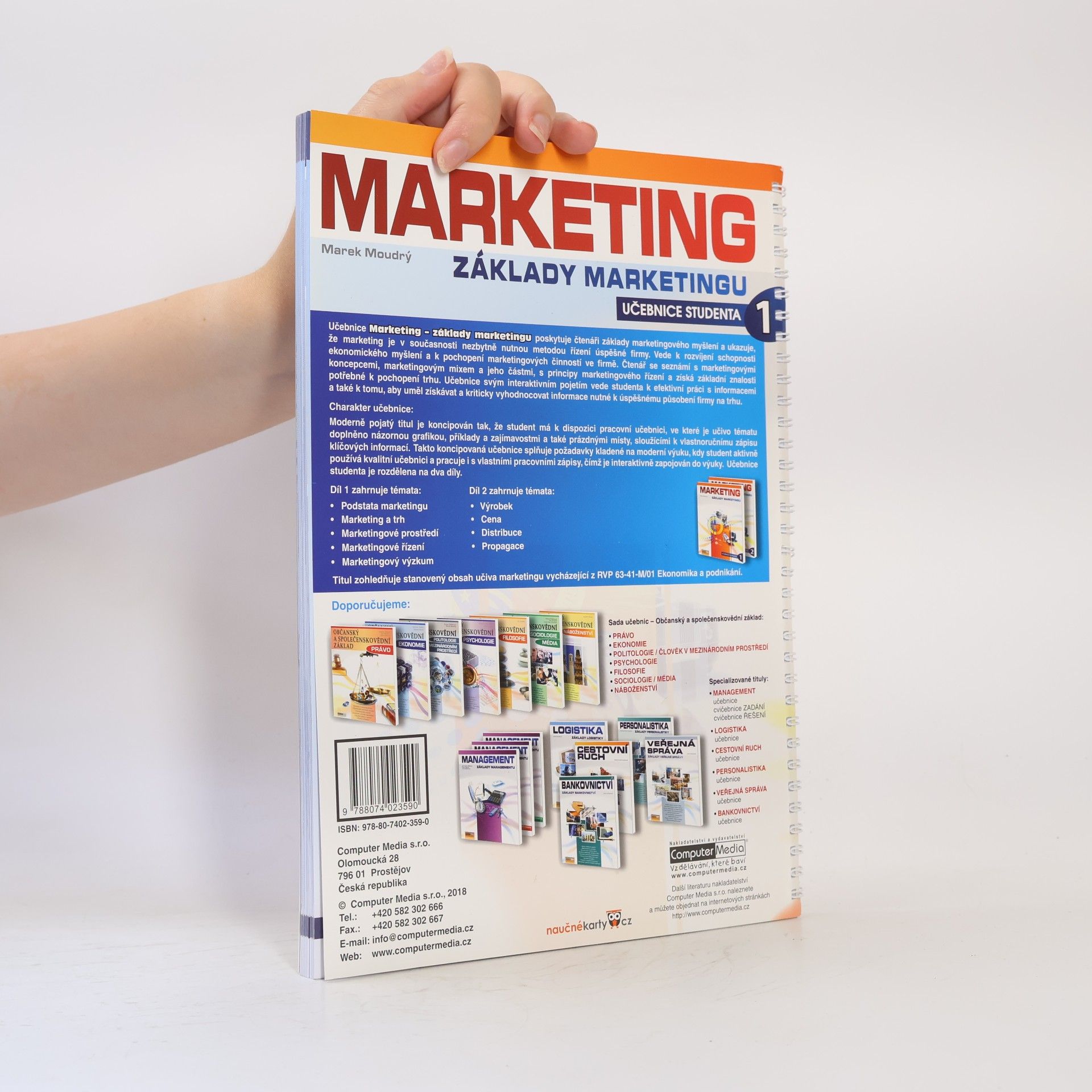 Marek Moudrý Marketing : základy marketingu. Díl 1.