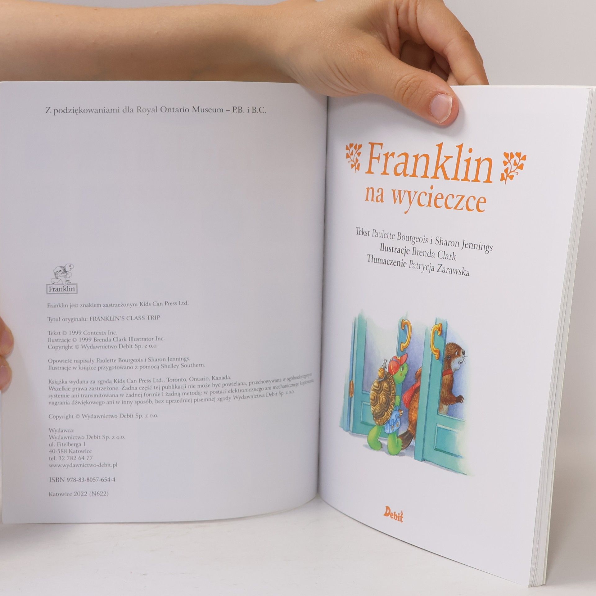Paulette Bourgeois Franklin na wycieczce