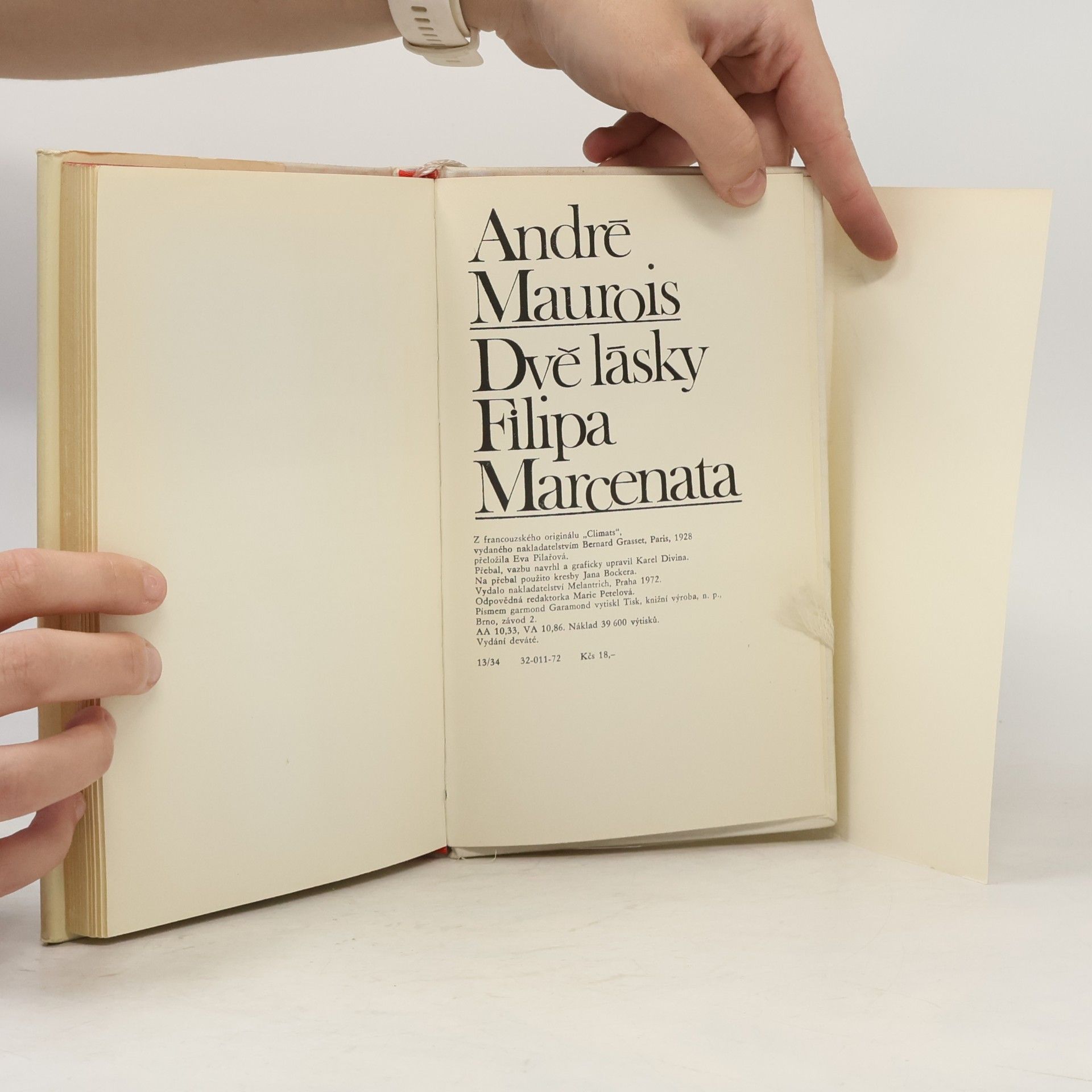 André Maurois Dvě lásky Filipa Marcenata