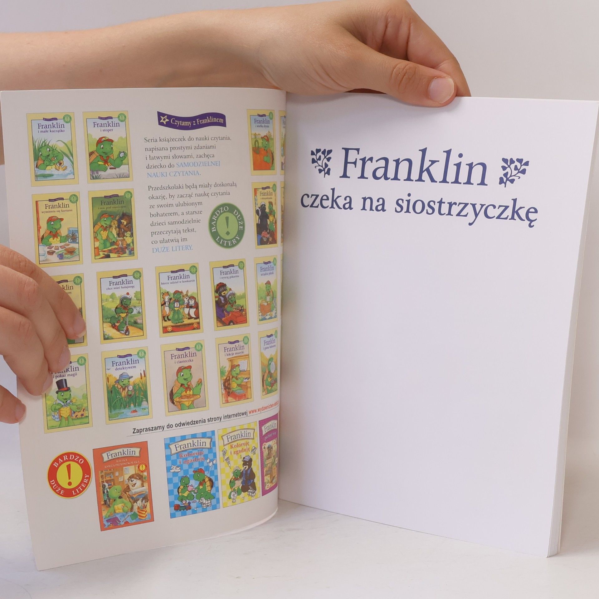 Paulette Bourgeois Franklin czeka na siostrzyczkę