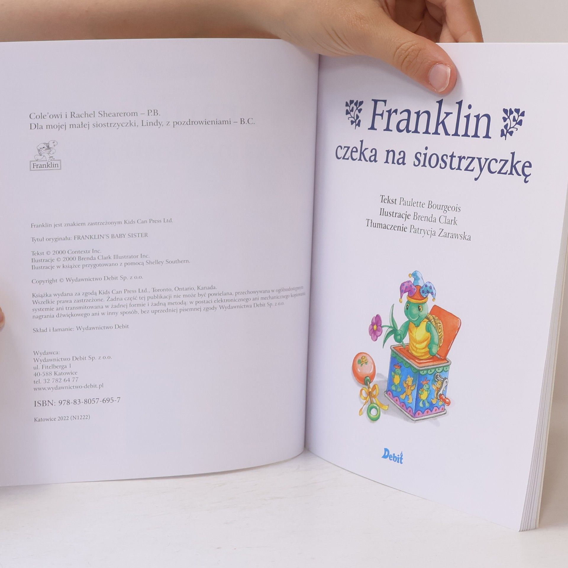 Paulette Bourgeois Franklin czeka na siostrzyczkę