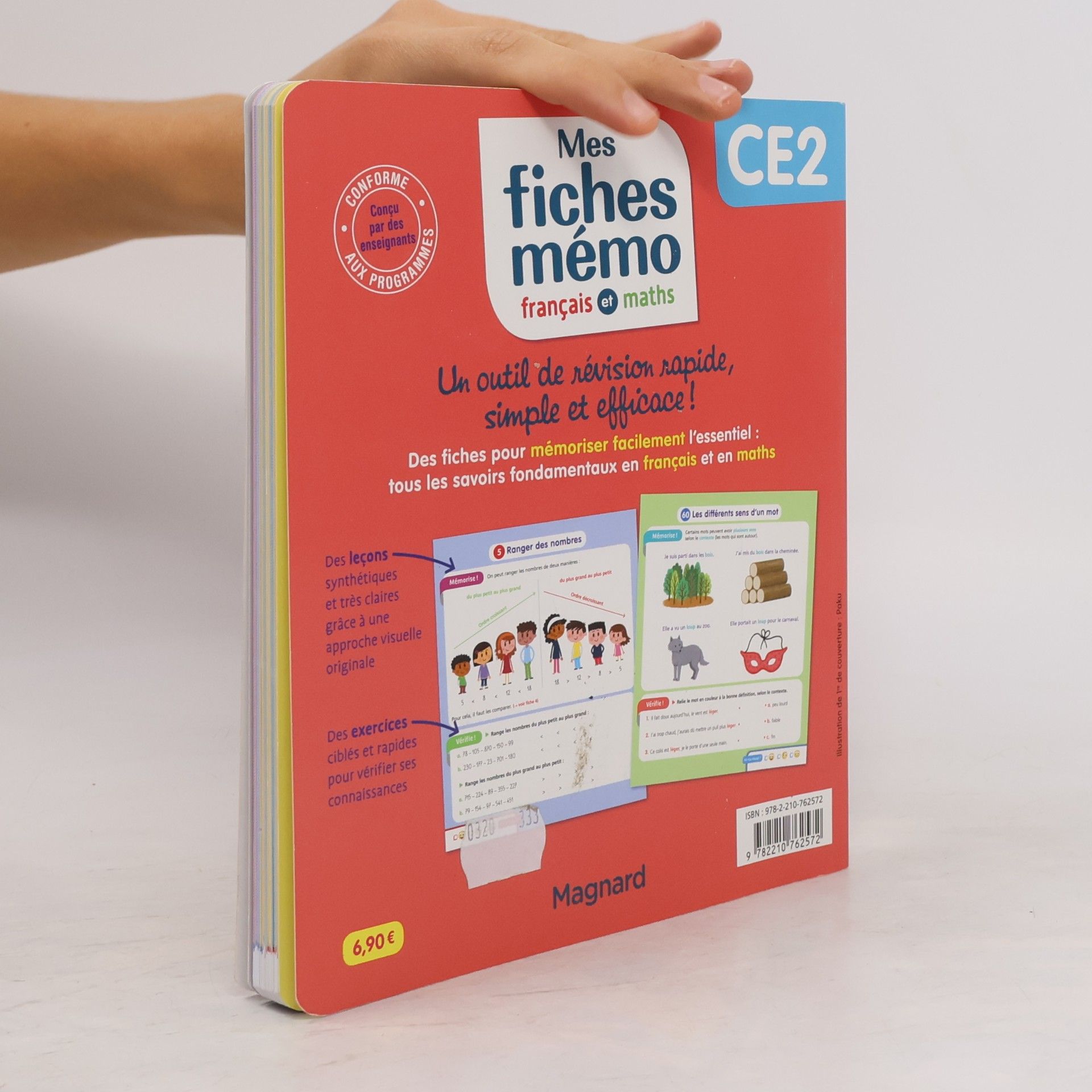 Morgane Céard Mes fiches mémo Français et Maths CE2: Tout retenir en un clin d'oeil