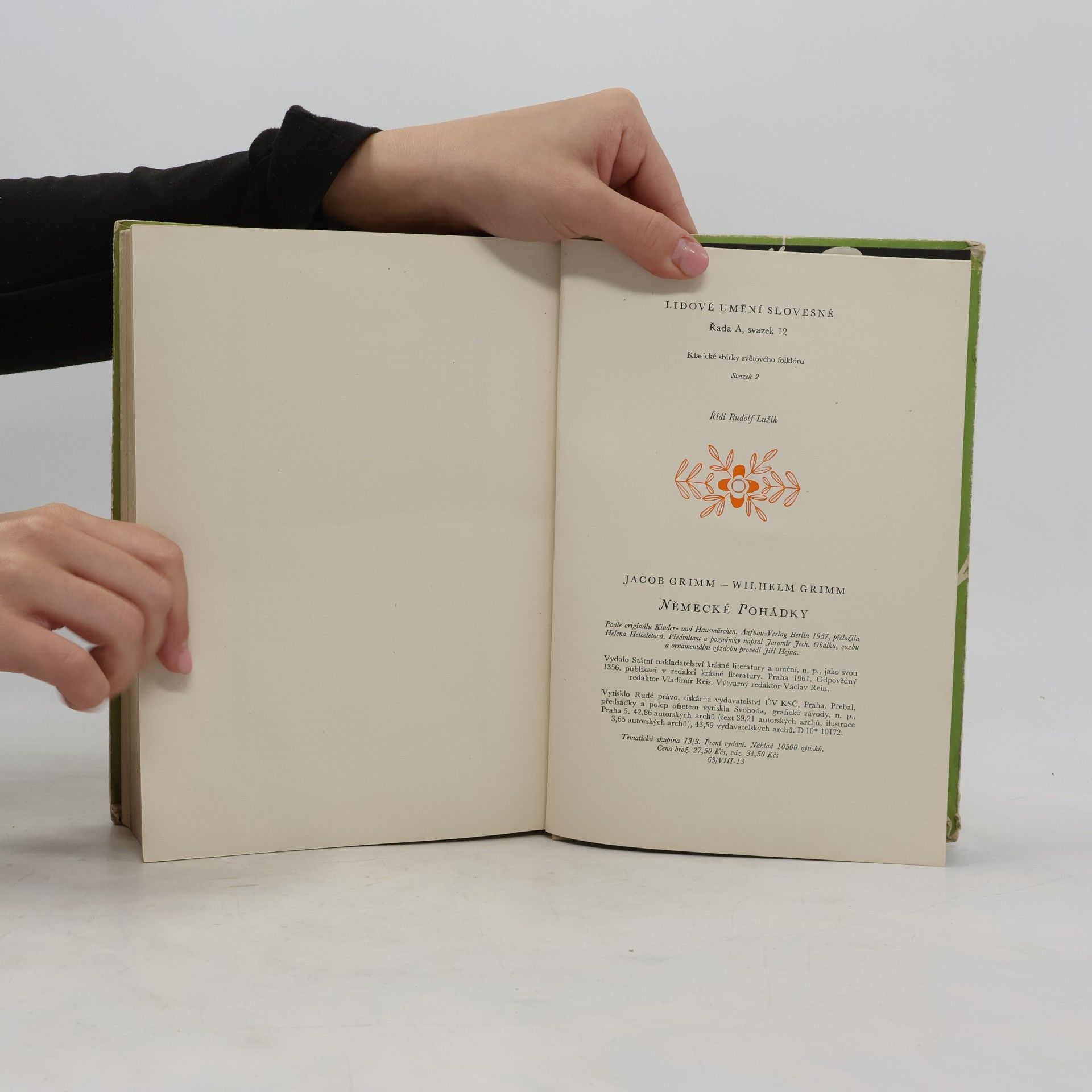 Wilhelm Grimm Německé pohádky