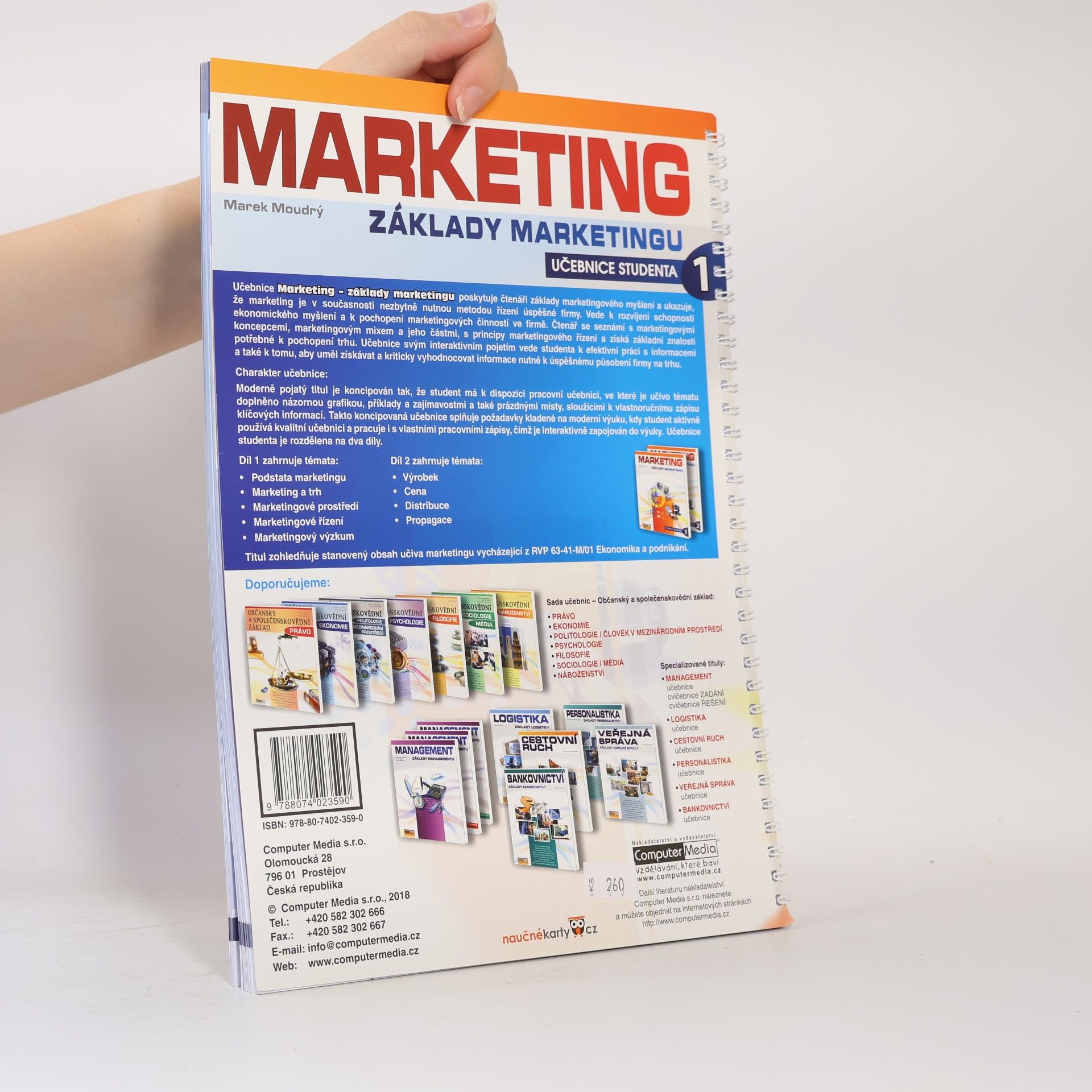Marek Moudrý Marketing : základy marketingu. Díl 1.