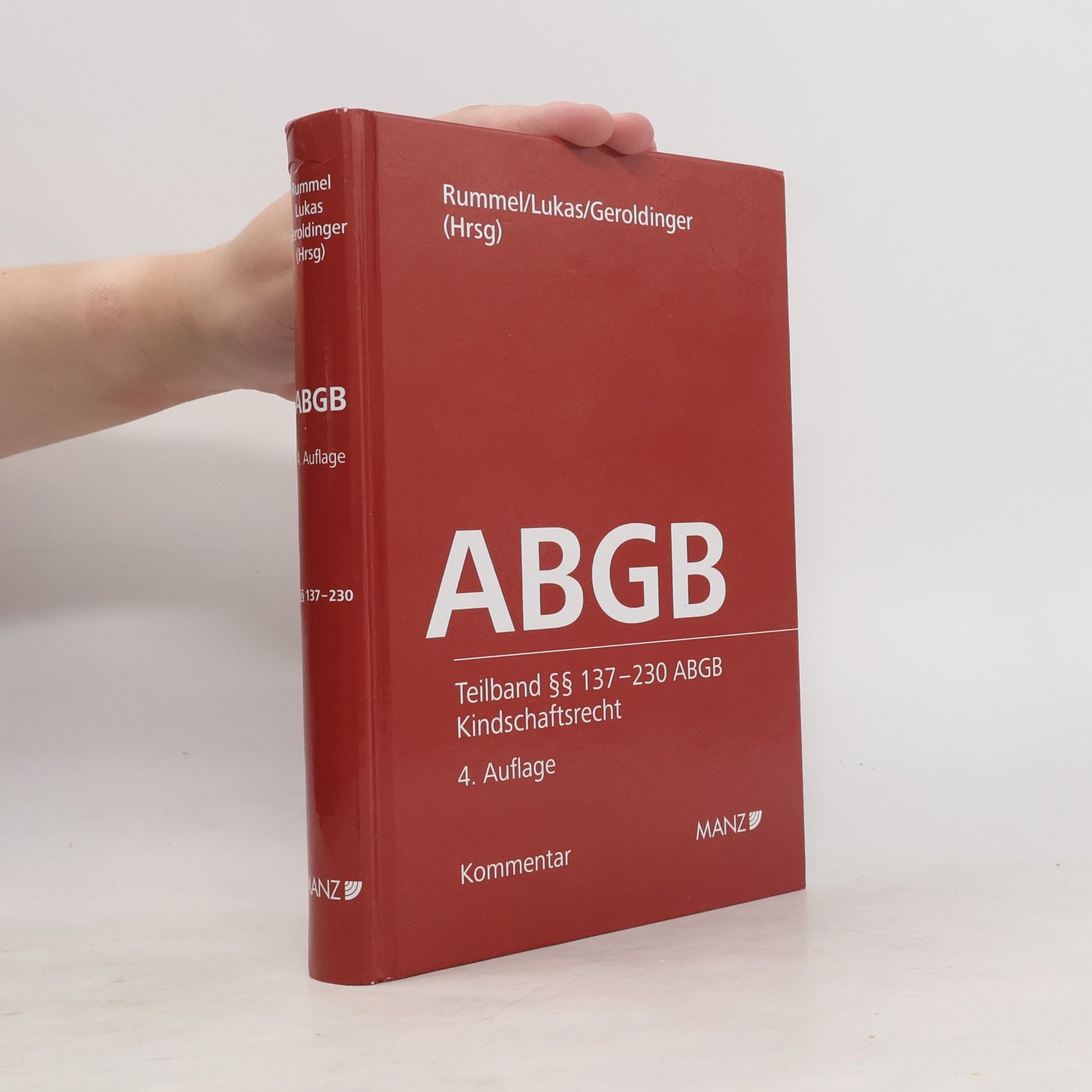 Kommentar zum Allgemeinen Bürgerlichen Gesetzbuch