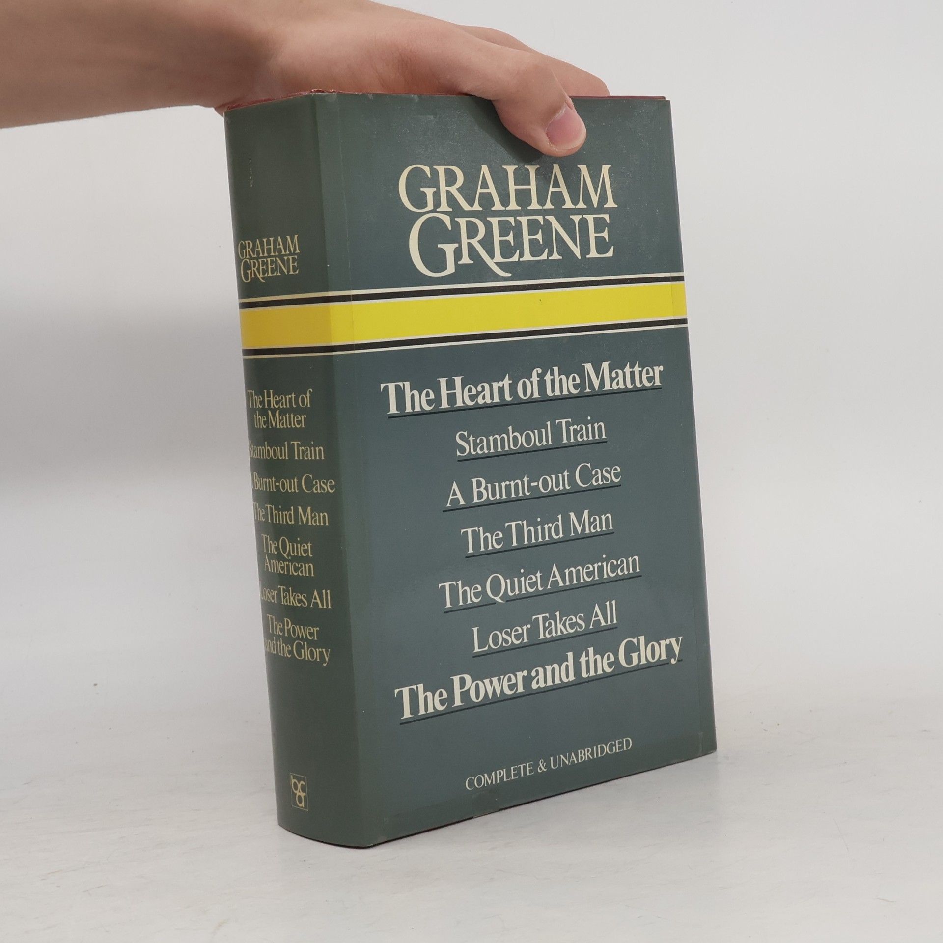 Graham Greene Omnibus. The Heart of the Matter. Stamboul Trail. A Burnt-Out Case. The Third Man. The Quiet American. Loser Takes All. The Power and the Glory