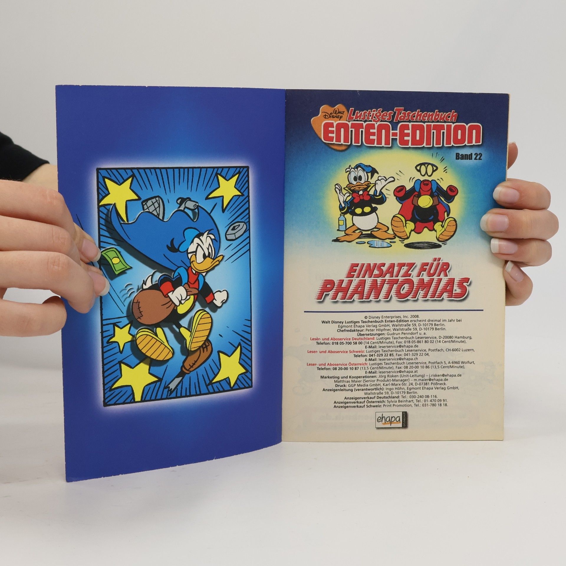 Walt Disney Lustiges Taschenbuch. Enten-Edition 22. Einsatz für Phatomias