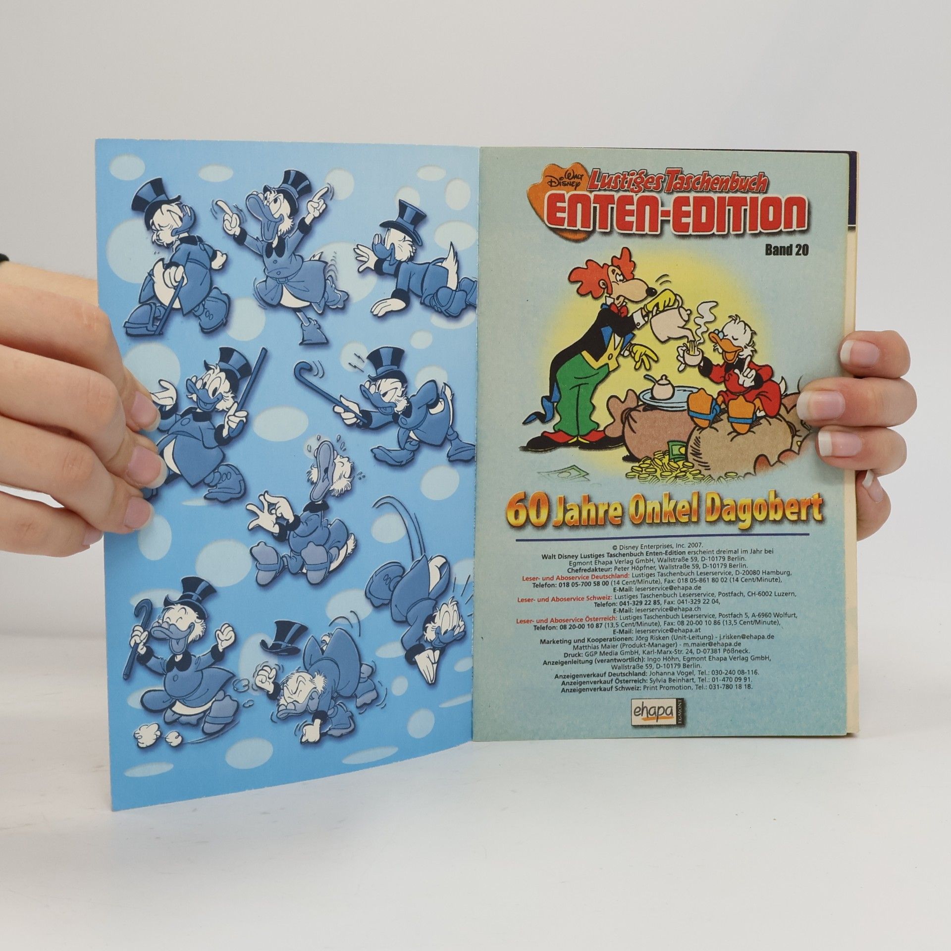 Walt Disney Lustiges Taschenbuch Enten-Edition 20. 60 Jahre Onkel Dagobert