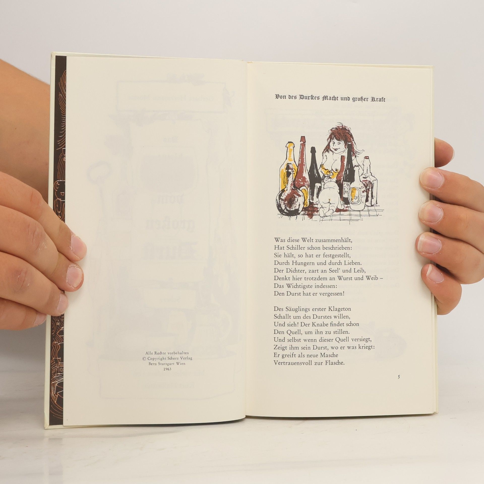 Gerhart Hermann Mostar Das kleine Buch vom grossen Durst