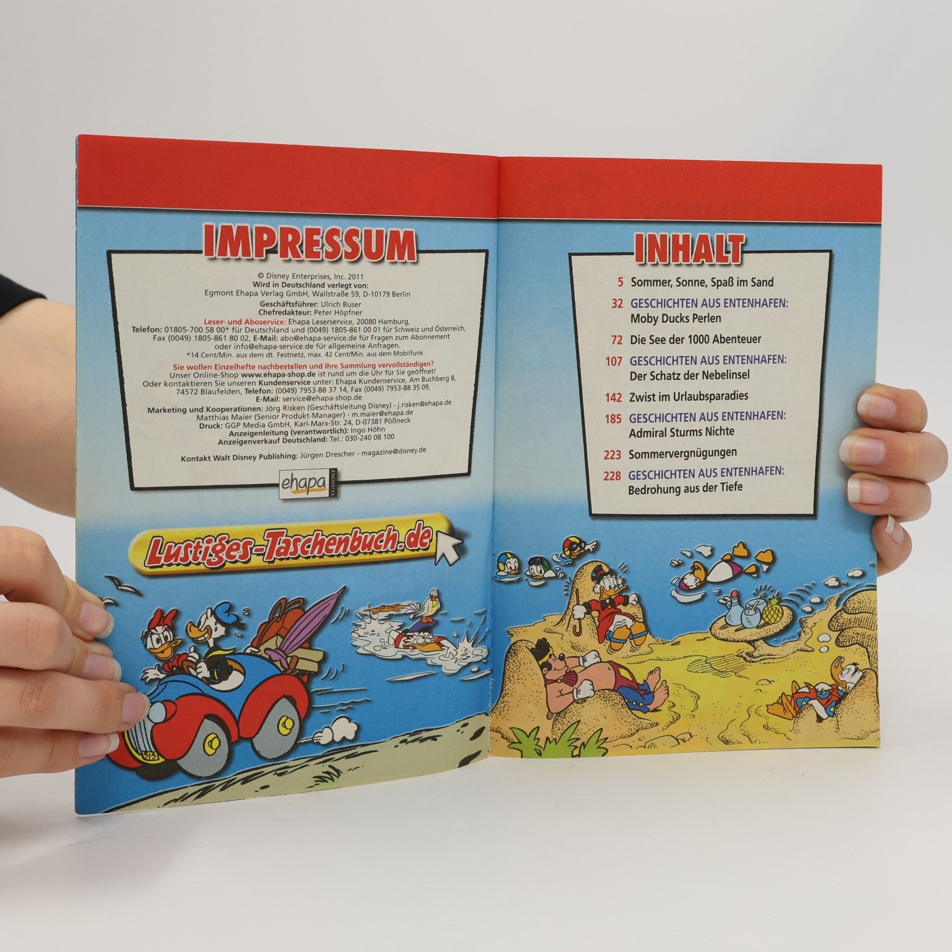 Walt Disney Lustiges Taschenbuch Sonderband Sommer 1