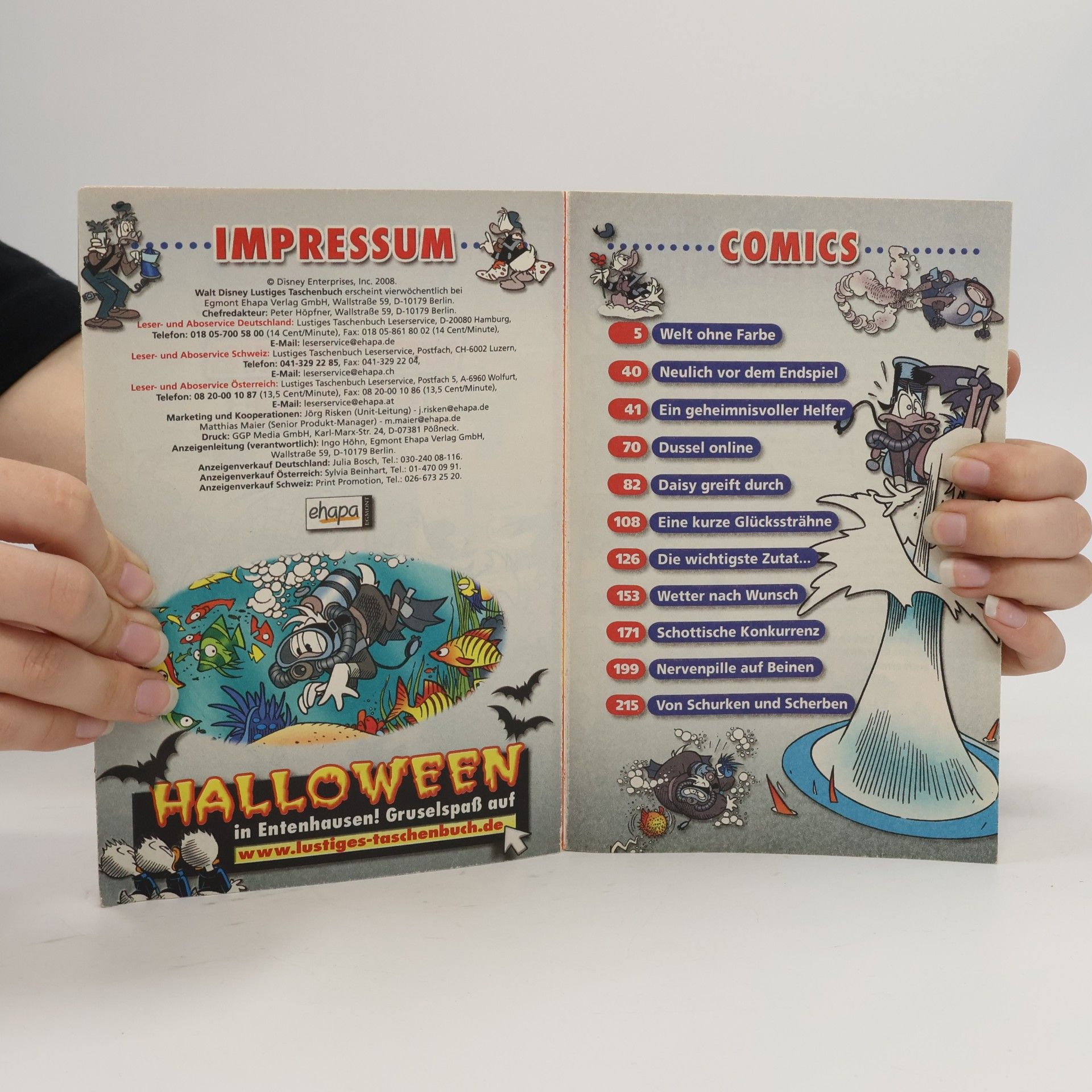 Walt Disney Lustiges Taschenbuch 382. Welt ohne Farbe