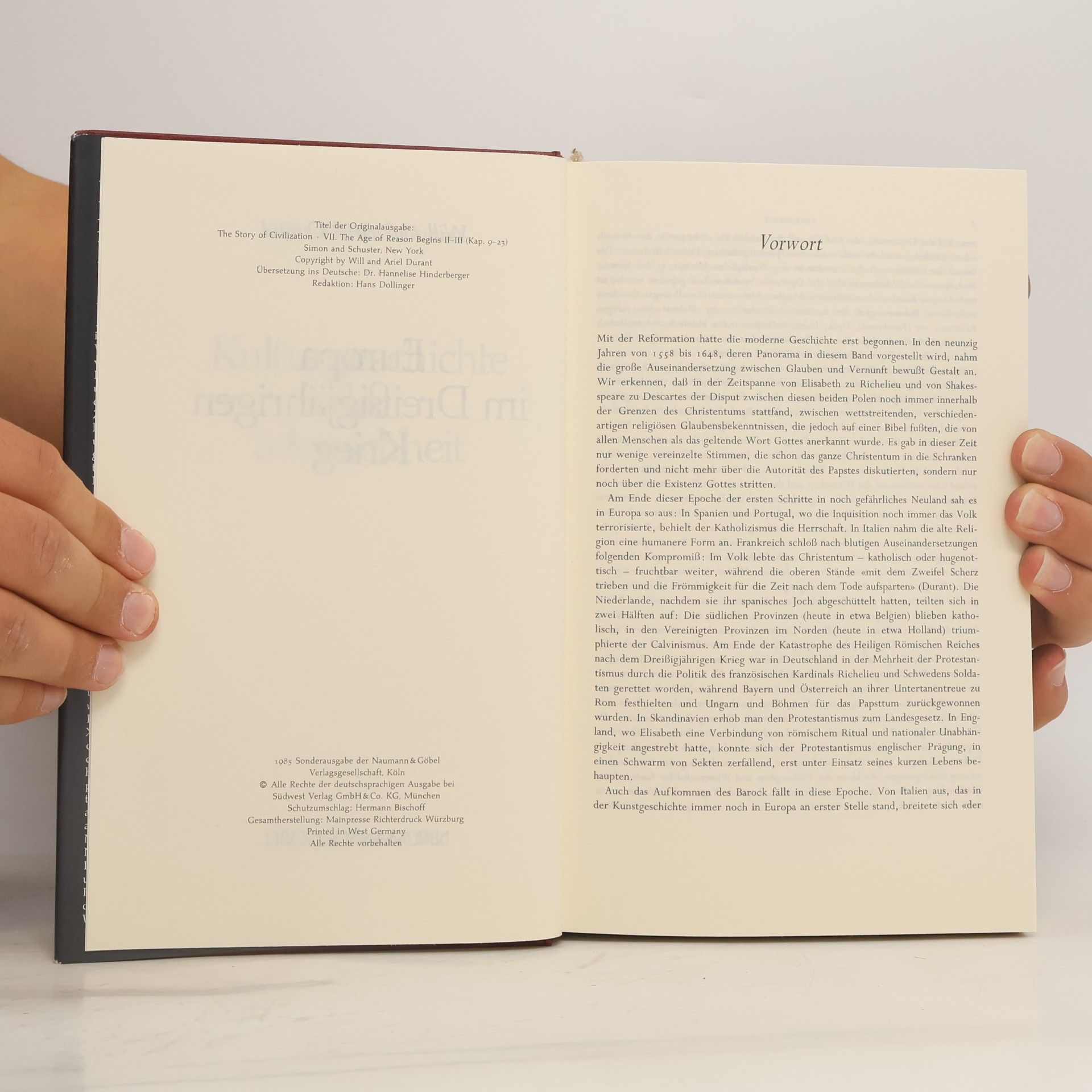 Will Durant Kultur Geschichte der Menschheit 11
