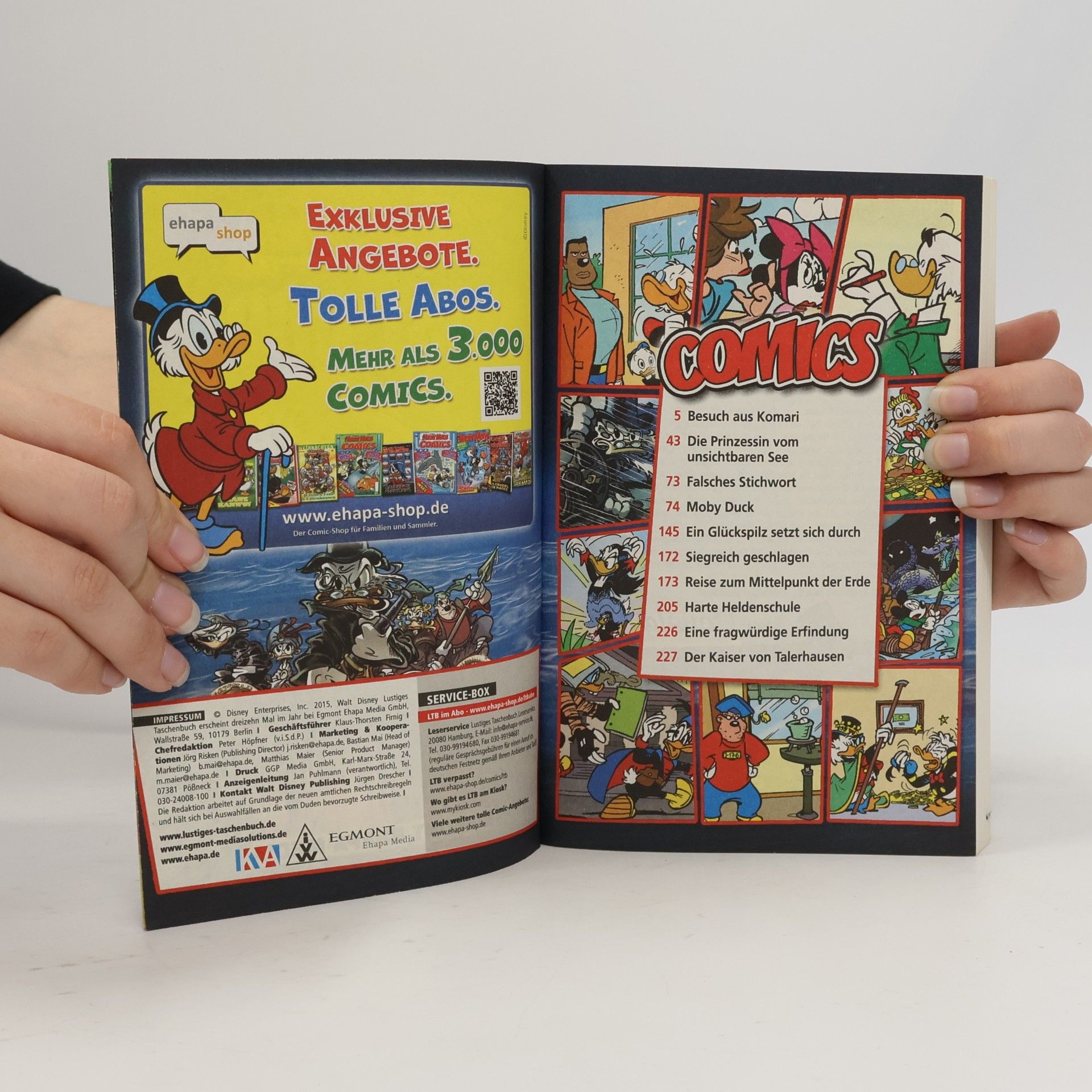 Walt Disney Lustiges Taschenbuch 467. Moby Duck