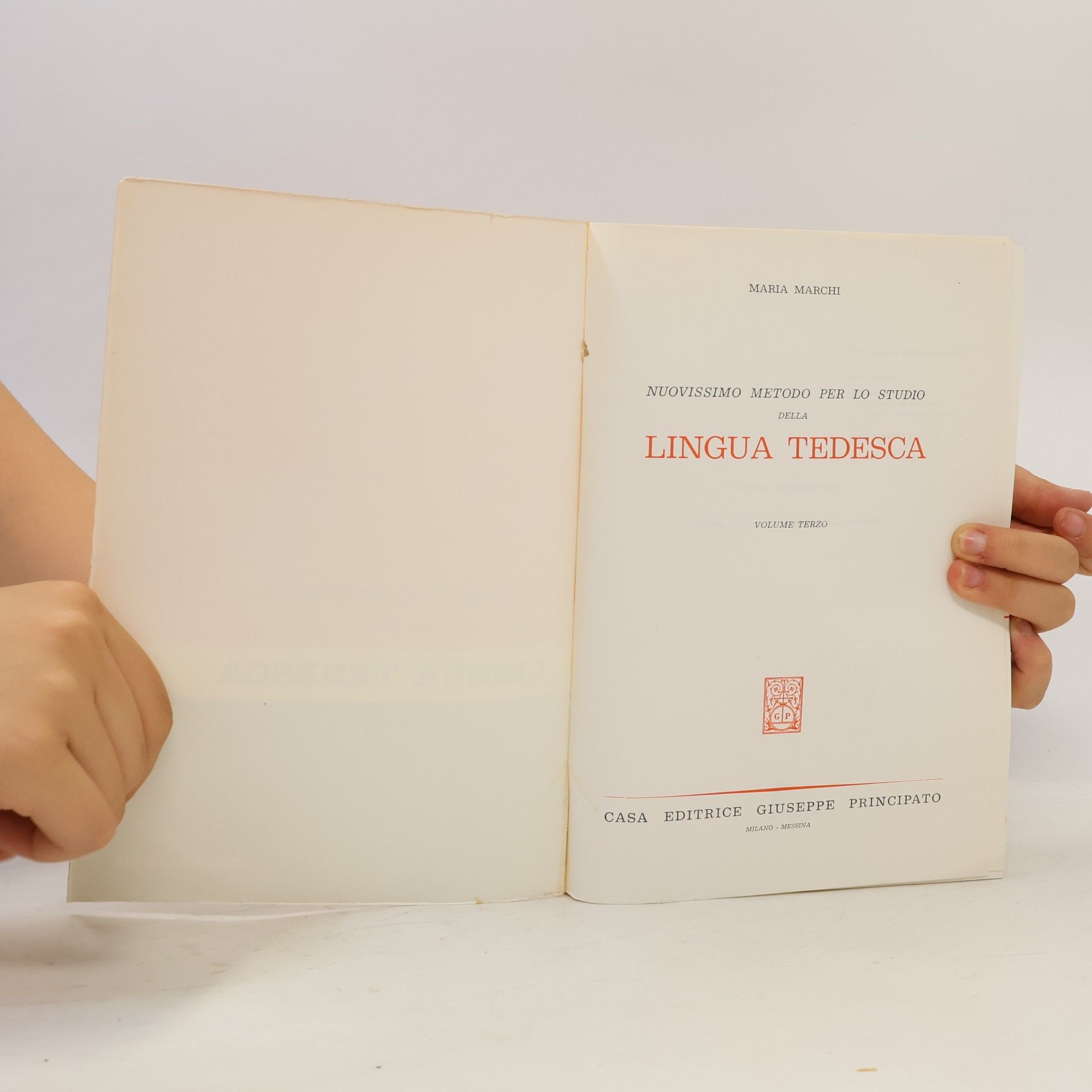 Maria Marchi Lingua Tedesca. Volume Terzo