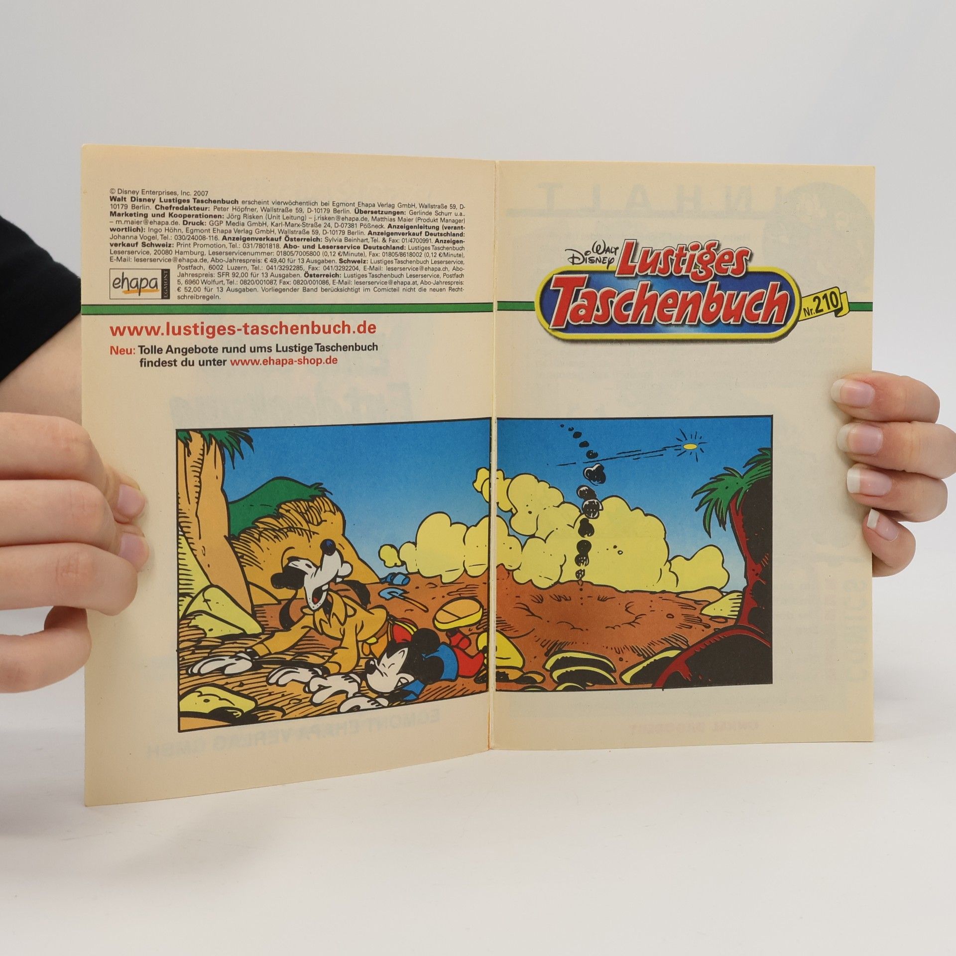 Walt Disney Lustiges Taschenbuch 210. Eine tolle Entdeckung