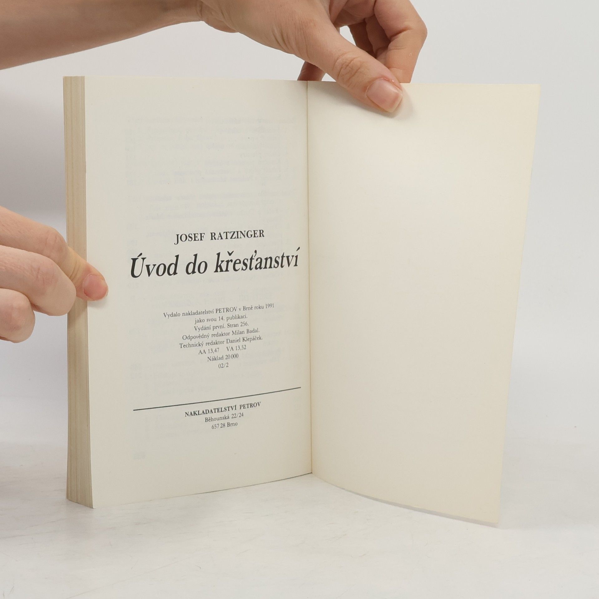 Joseph Ratzinger Úvod do křesťanství