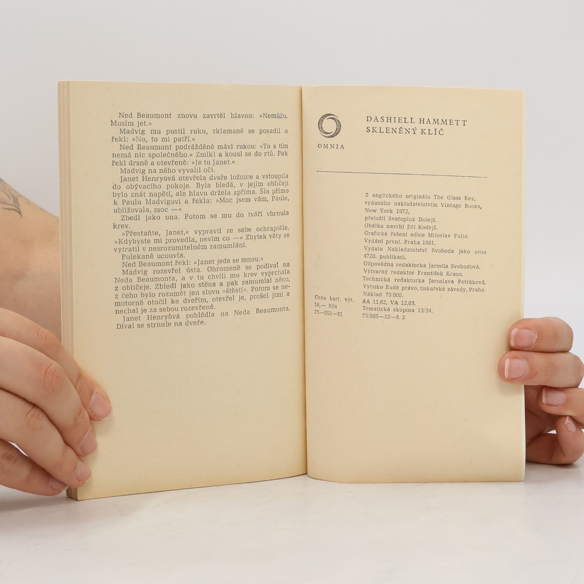 Dashiell Hammett Skleněný klíč