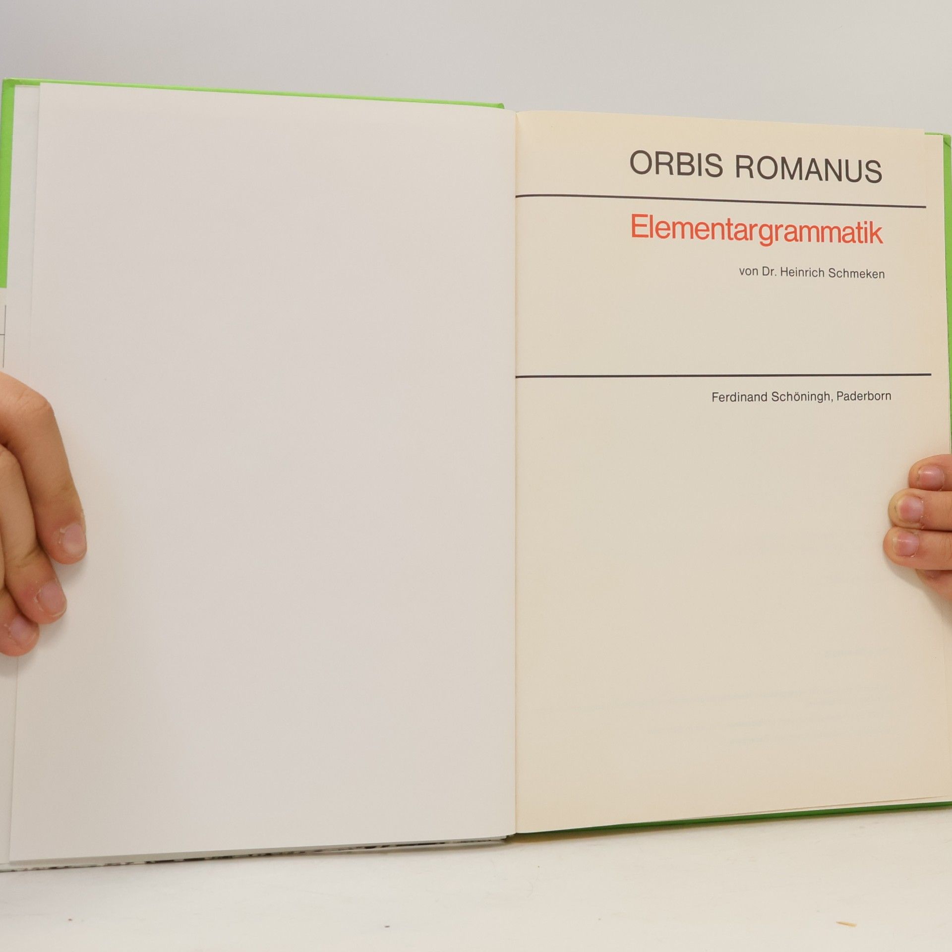 Heinrich Schmeken Orbis Romanus