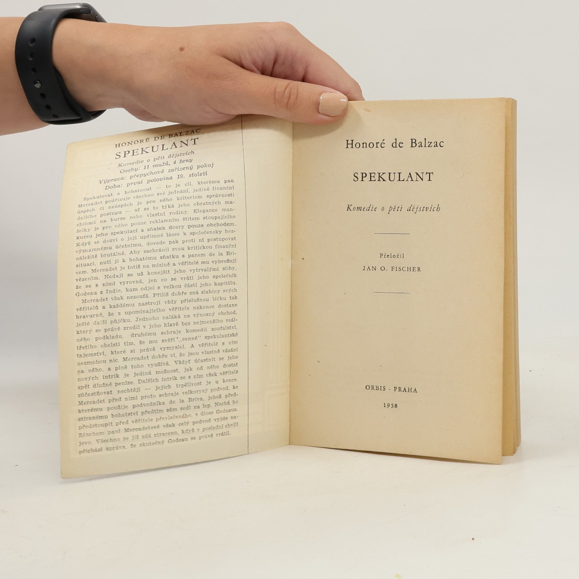 Honoré de Balzac Spekulant