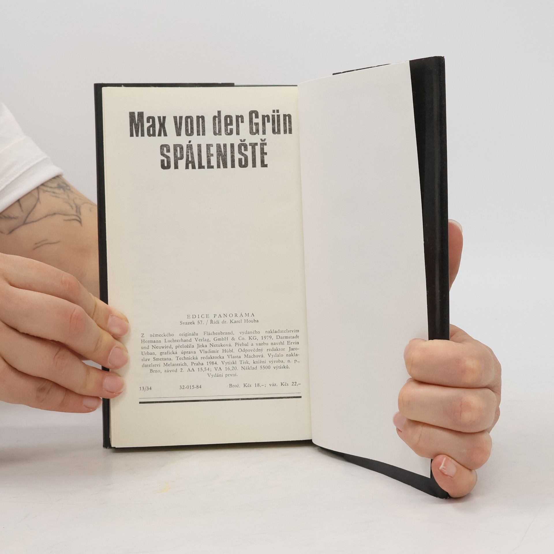 Max von der Grün Spáleniště