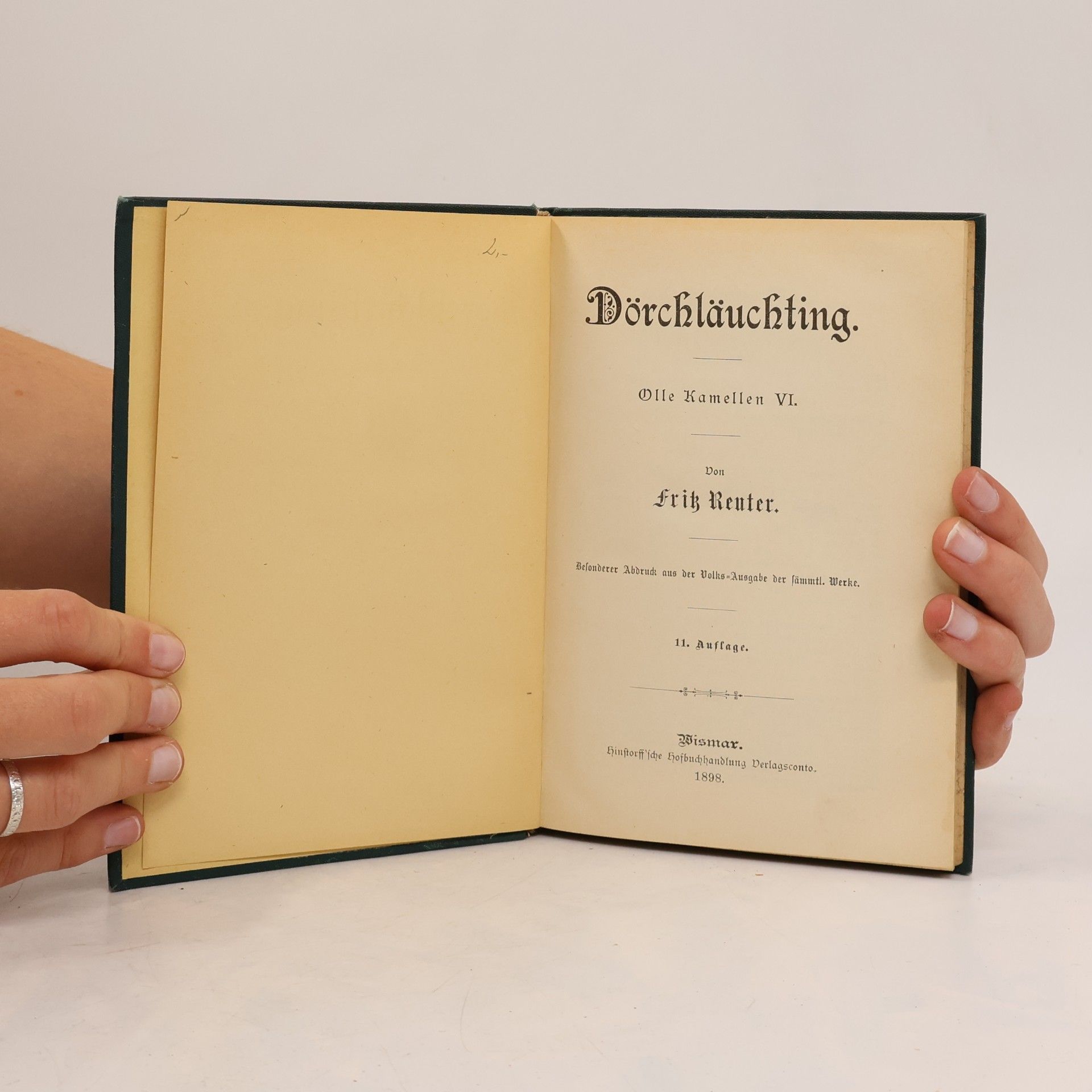 Fritz Reuter Dörchläuchting