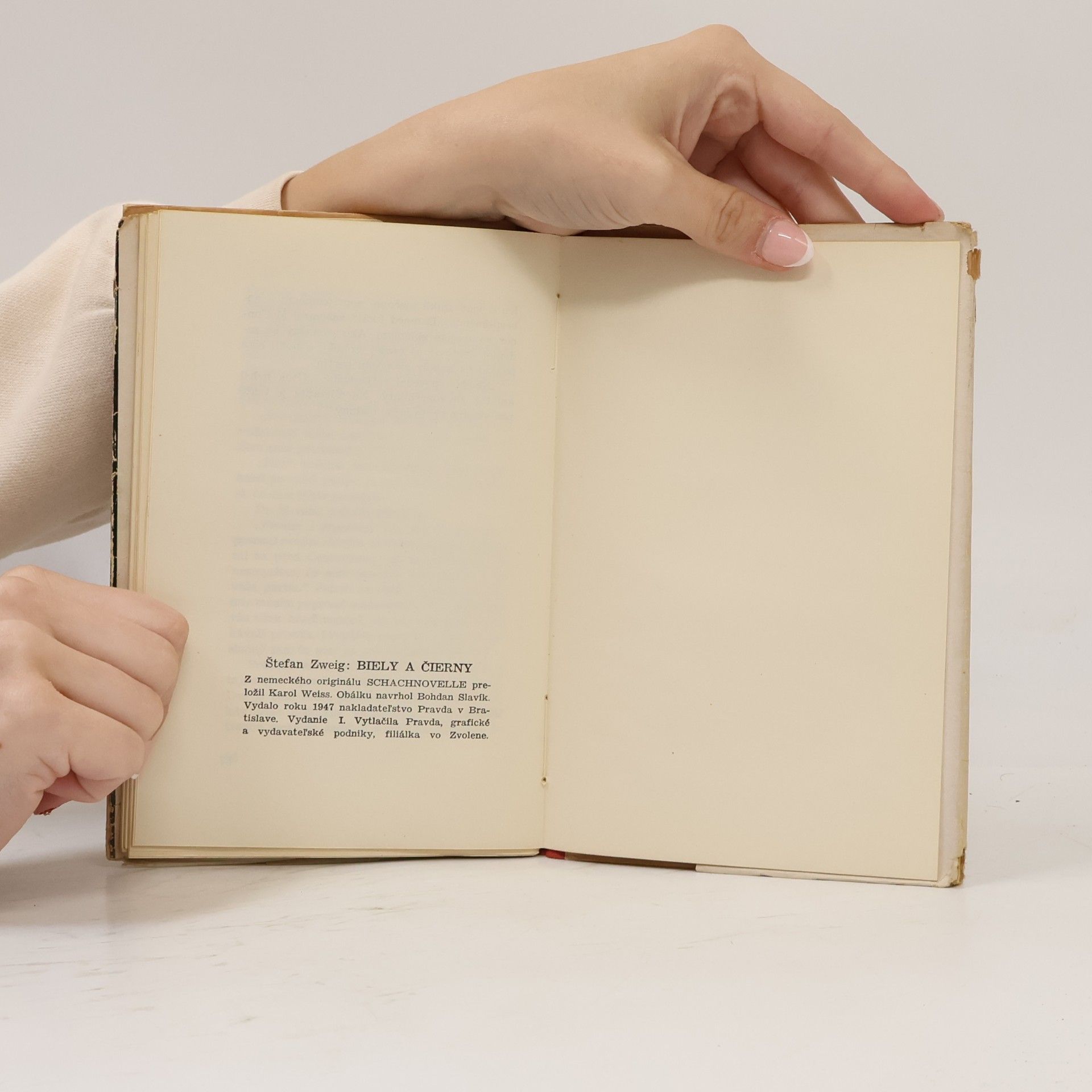 Stefan Zweig Biely a čierny